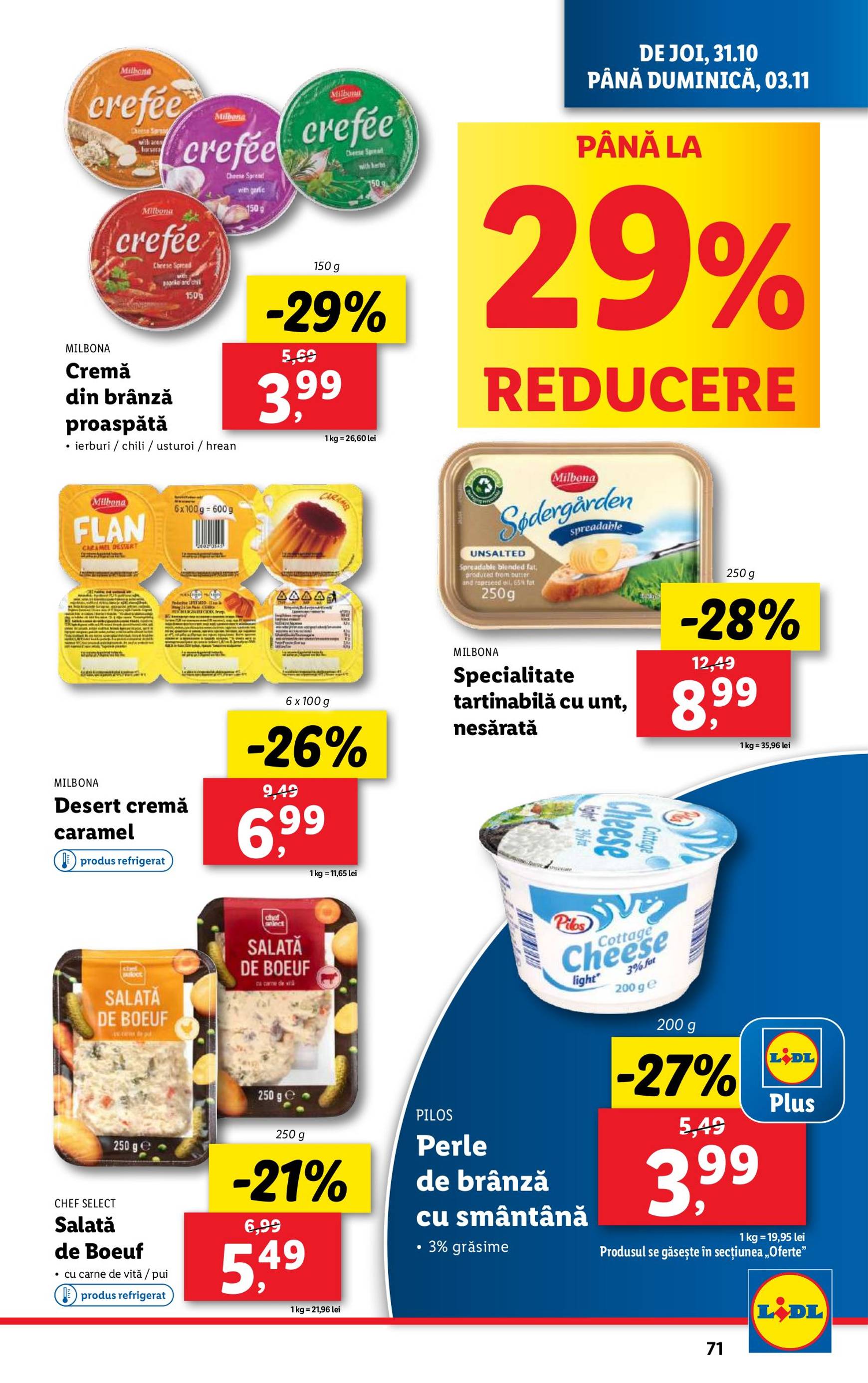 Catalog Lidl valabil din 28.10. - 03.11. 71