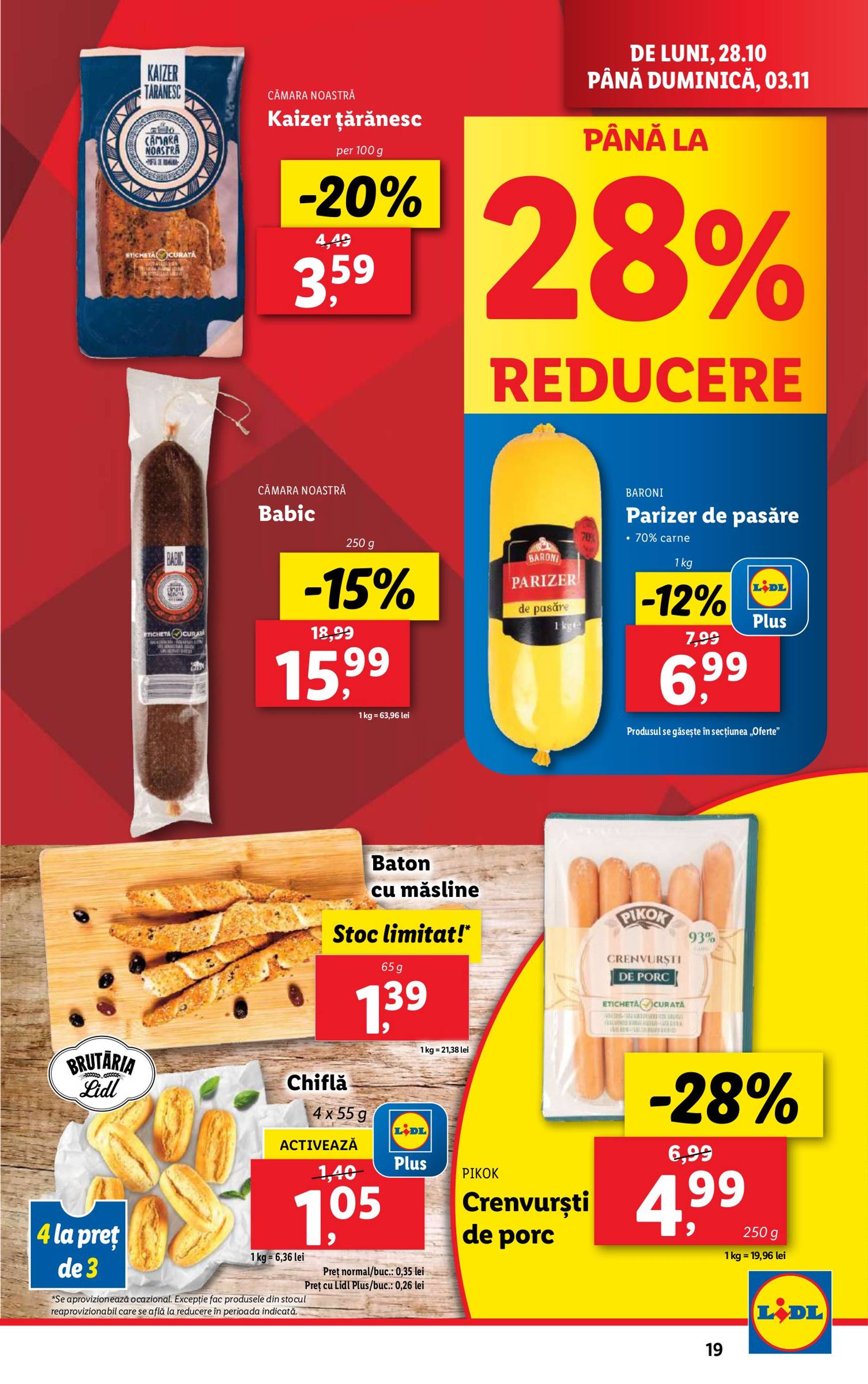 Catalog Lidl valabil din 28.10. - 03.11. 19