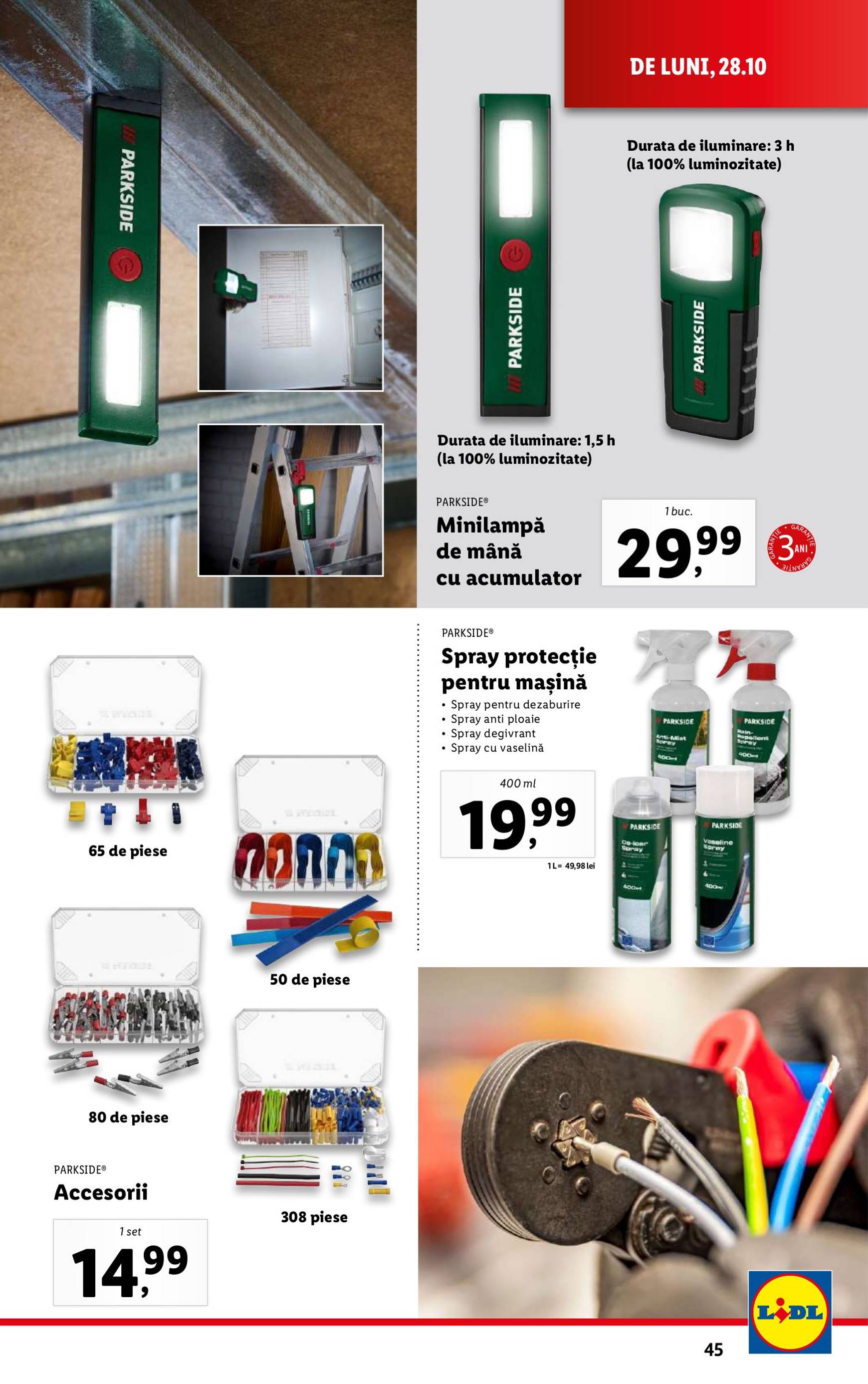 Catalog Lidl valabil din 28.10. - 03.11. 45