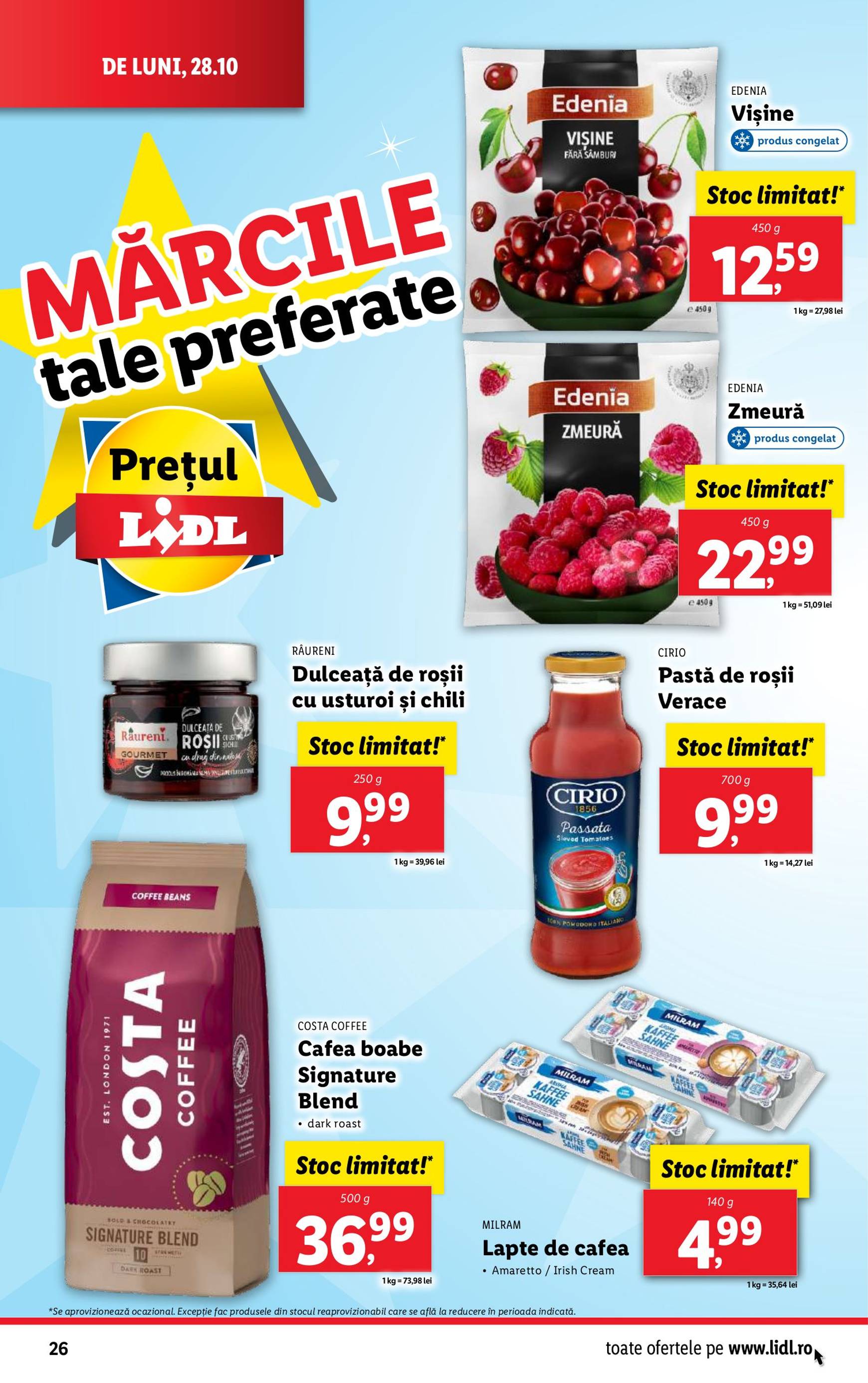 Catalog Lidl valabil din 28.10. - 03.11. 26