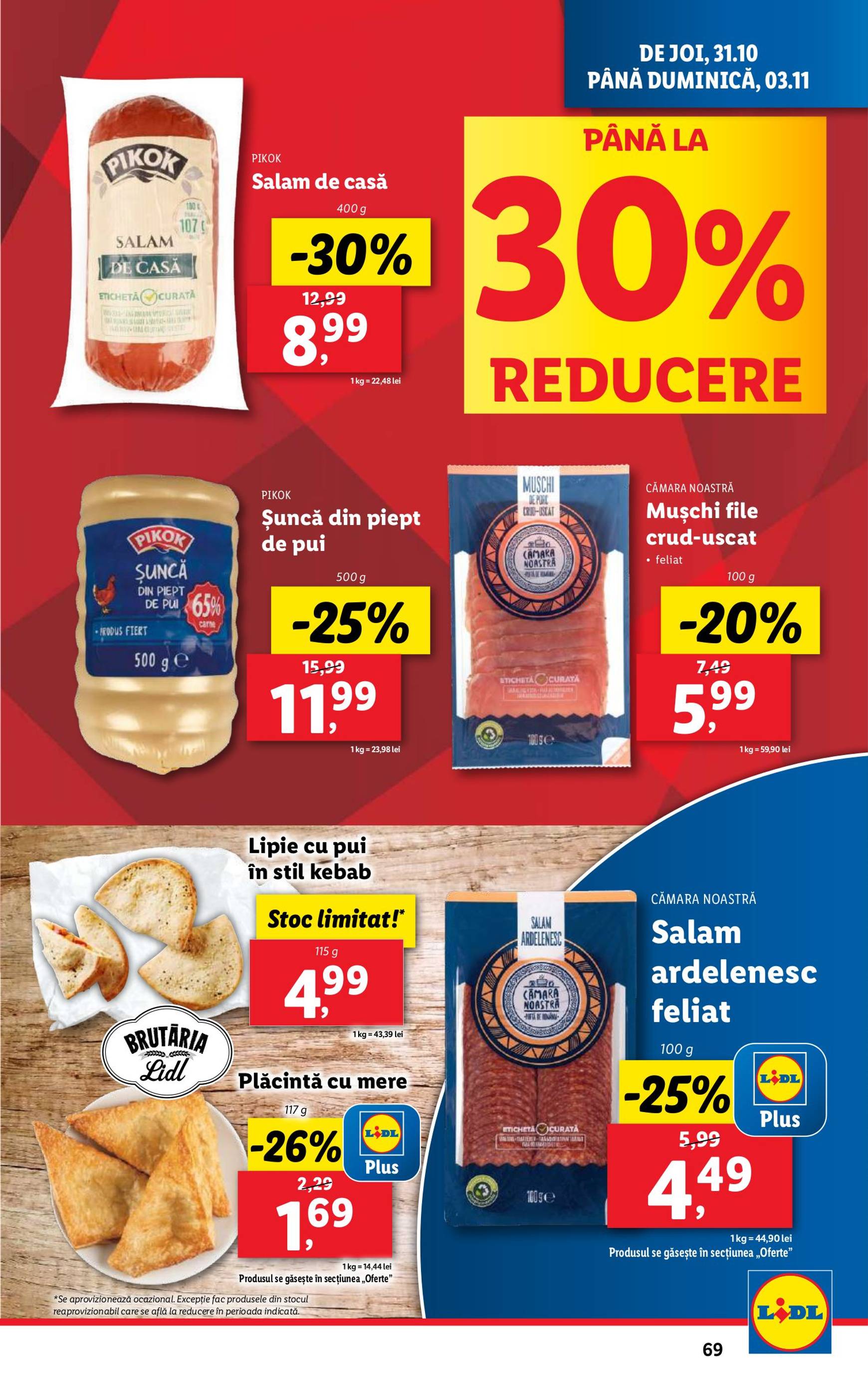 Catalog Lidl valabil din 28.10. - 03.11. 69