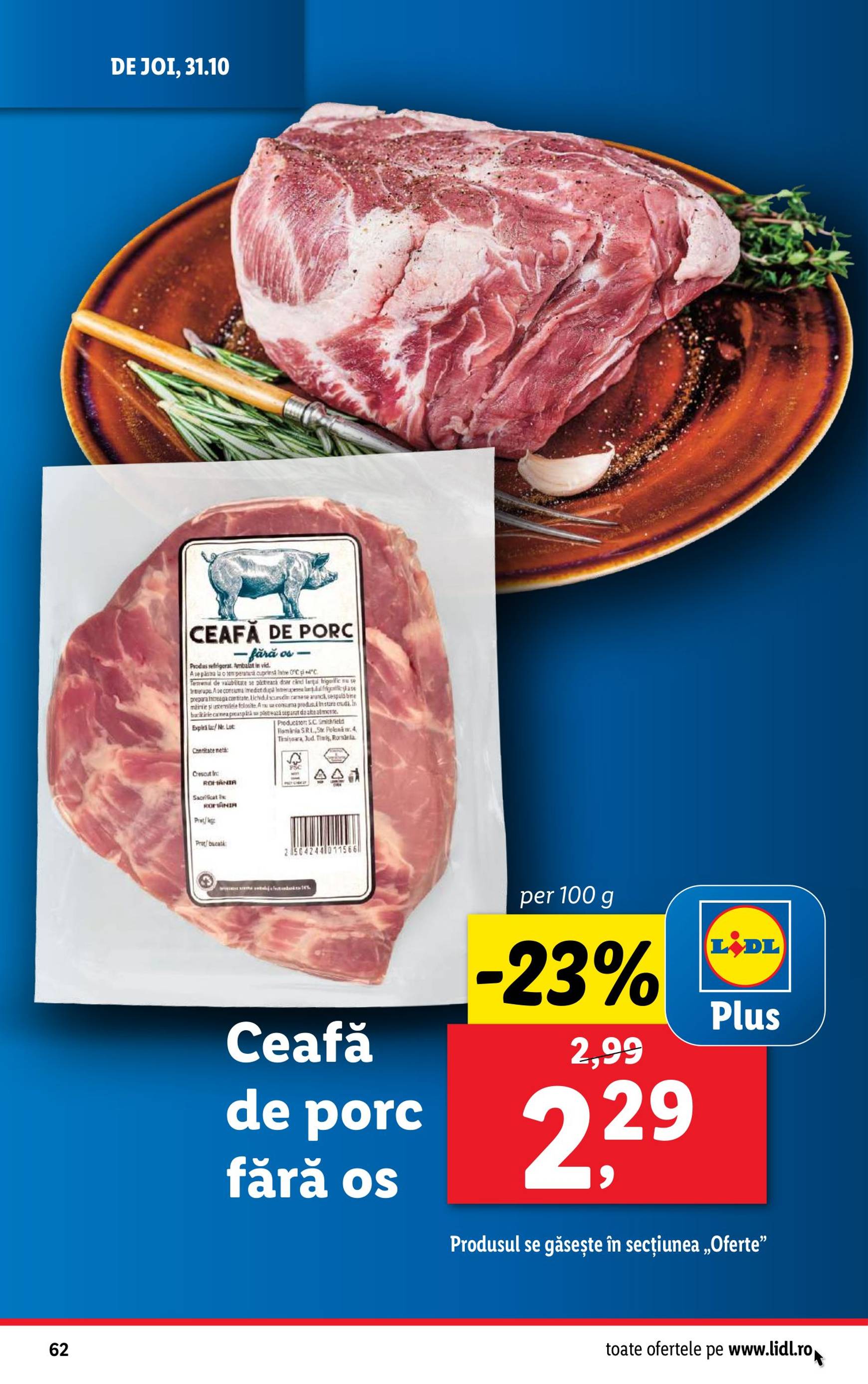 Catalog Lidl valabil din 28.10. - 03.11. 62