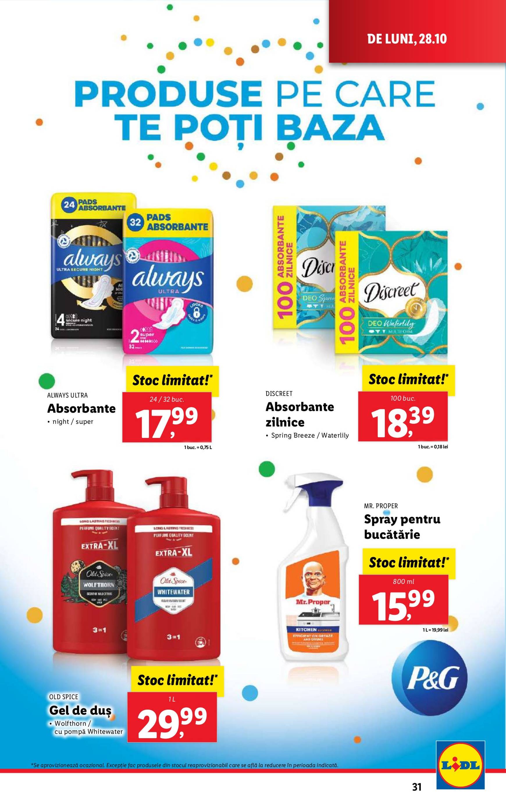 Catalog Lidl valabil din 28.10. - 03.11. 31