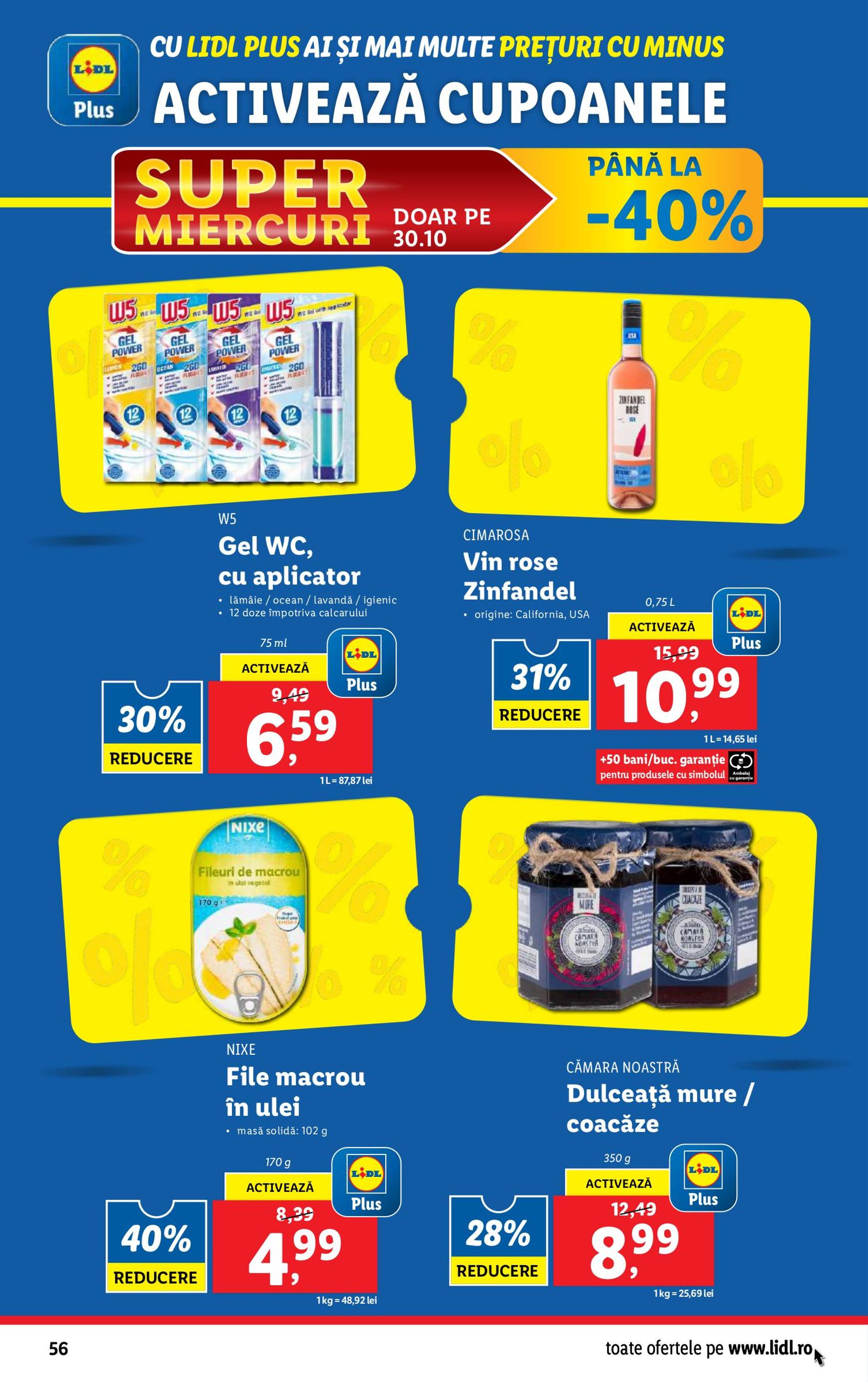 Catalog Lidl valabil din 28.10. - 03.11. 56