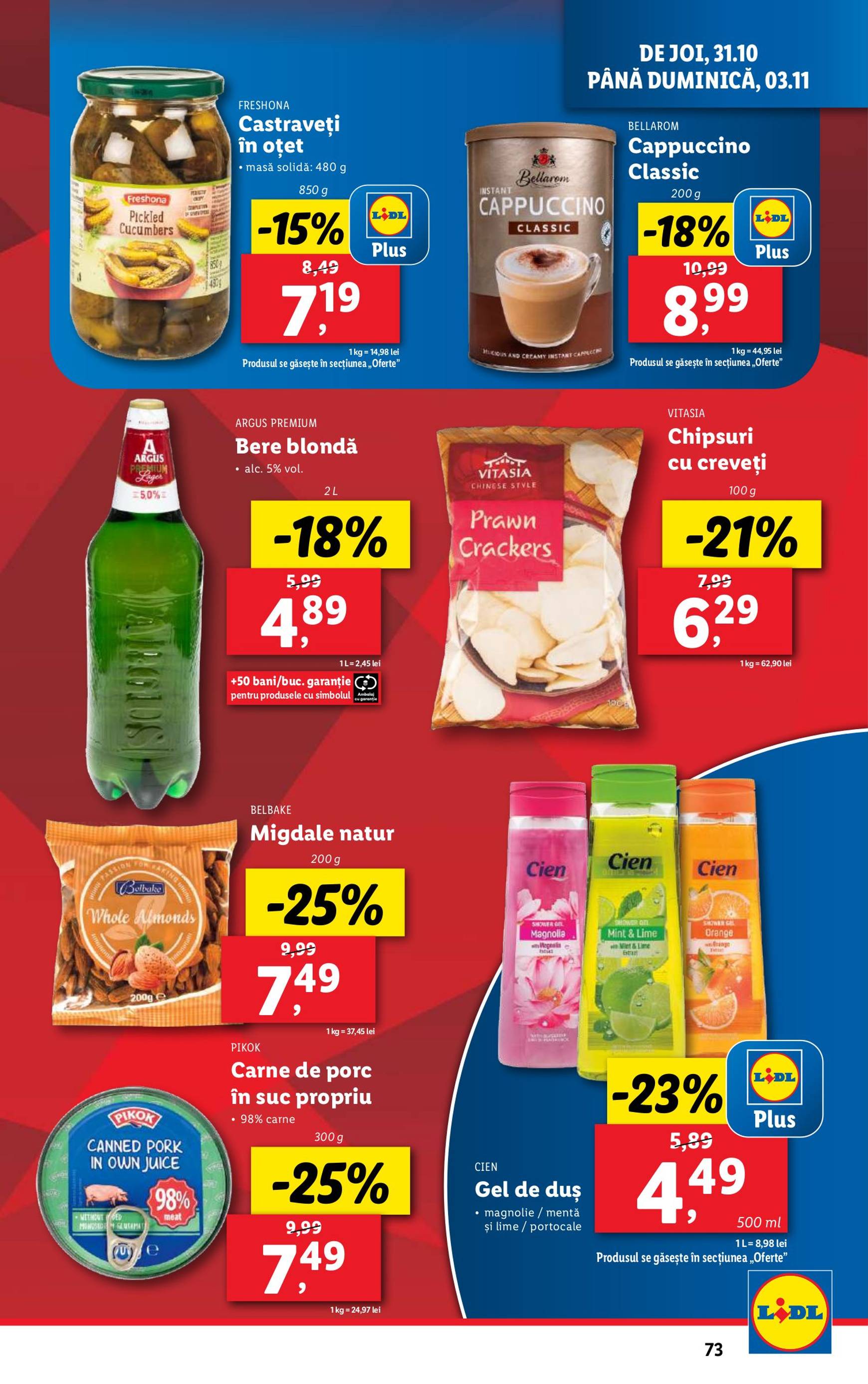 Catalog Lidl valabil din 28.10. - 03.11. 73