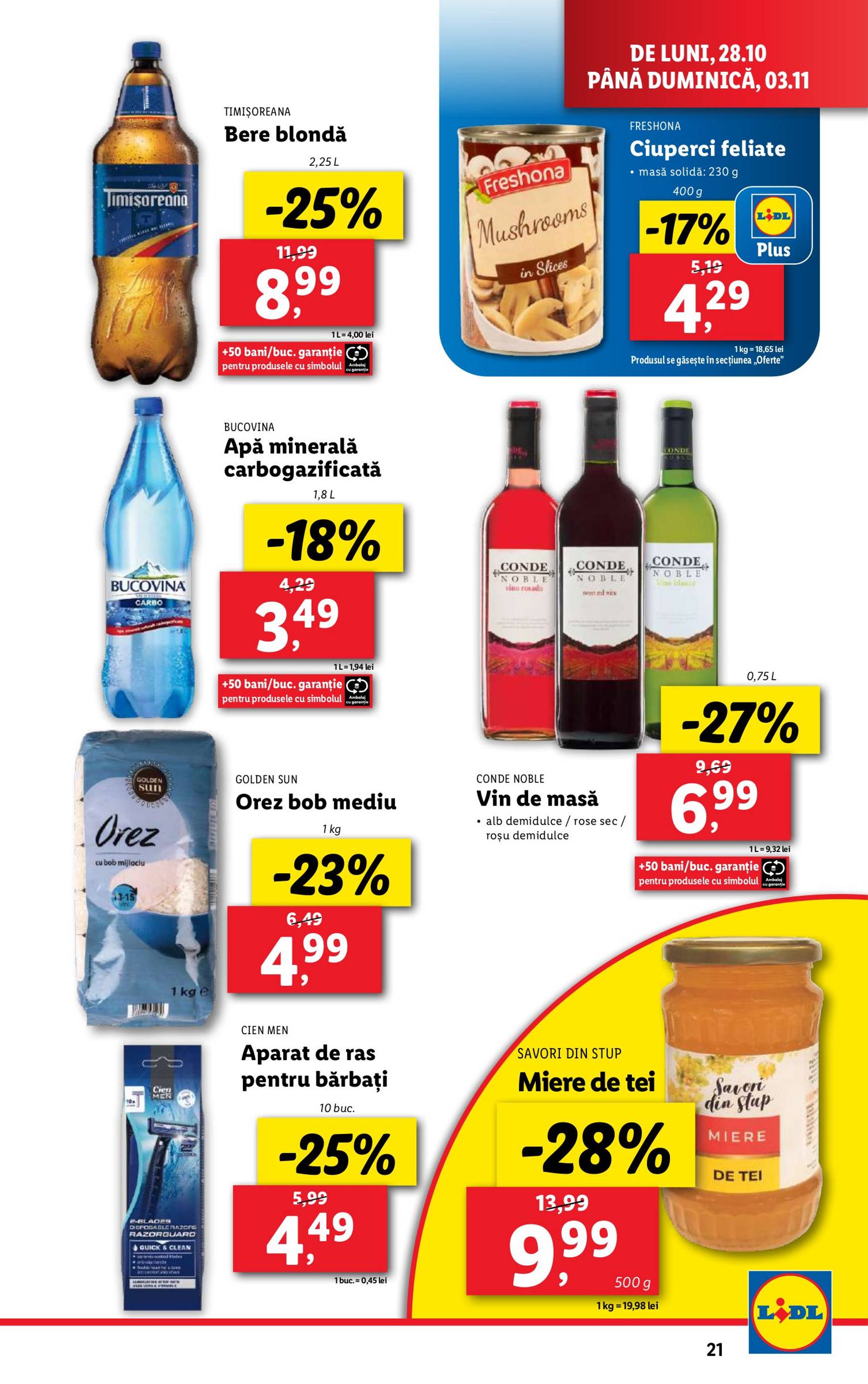 Catalog Lidl valabil din 28.10. - 03.11. 21