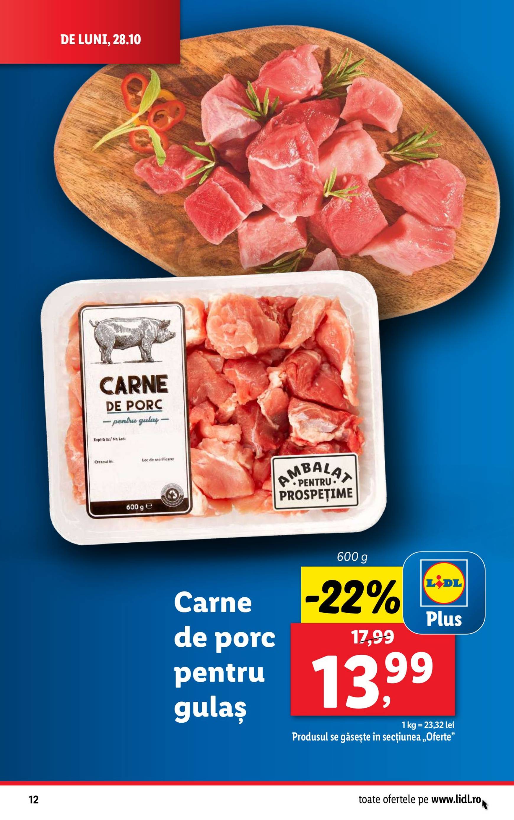 Catalog Lidl valabil din 28.10. - 03.11. 12