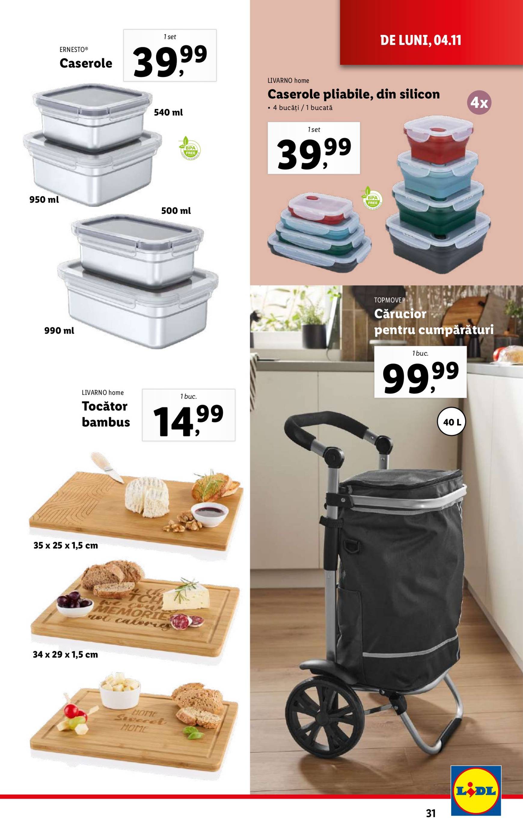 Catalog Lidl valabil din 04.11. - 10.11. 31