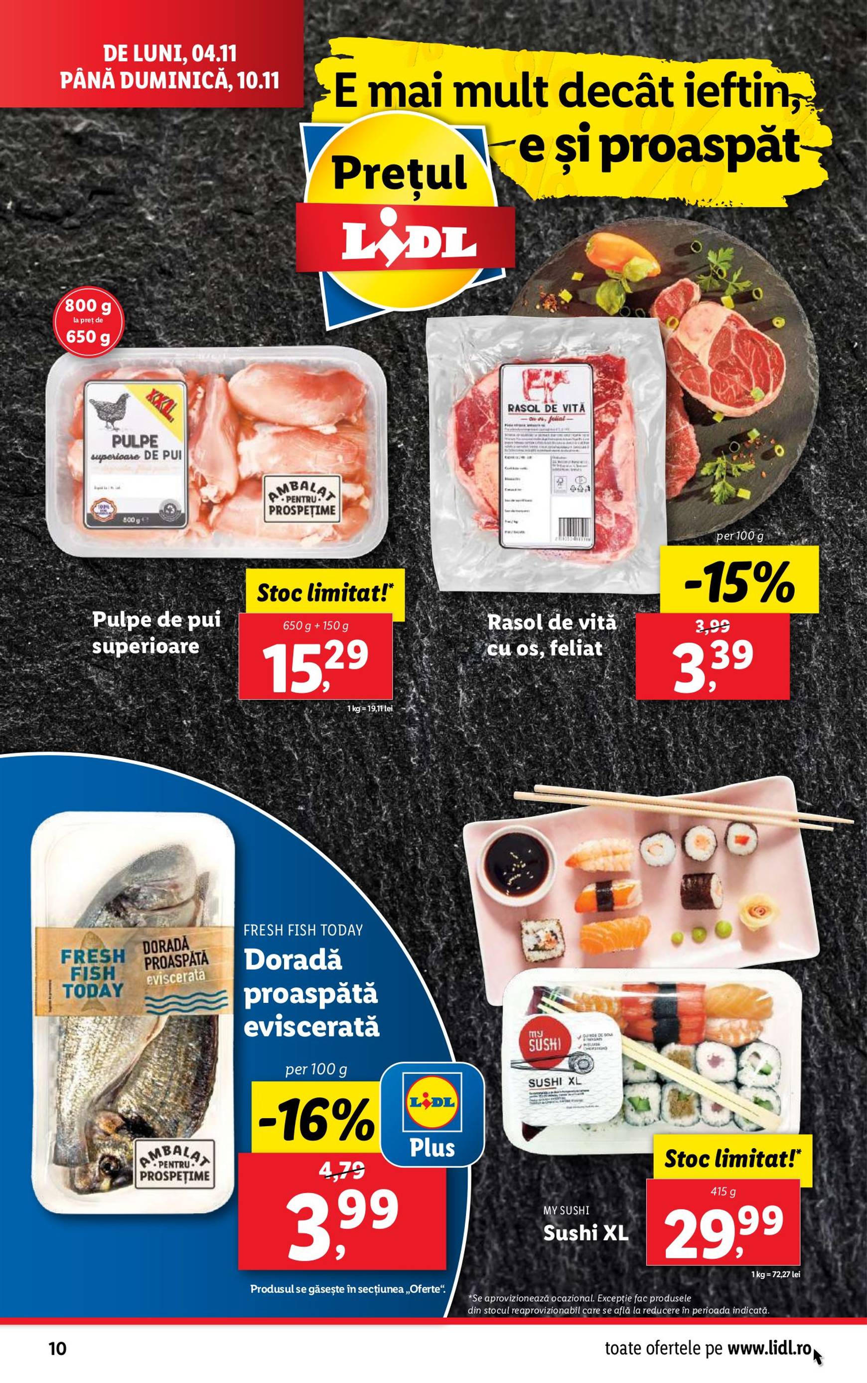 Catalog Lidl valabil din 04.11. - 10.11. 10