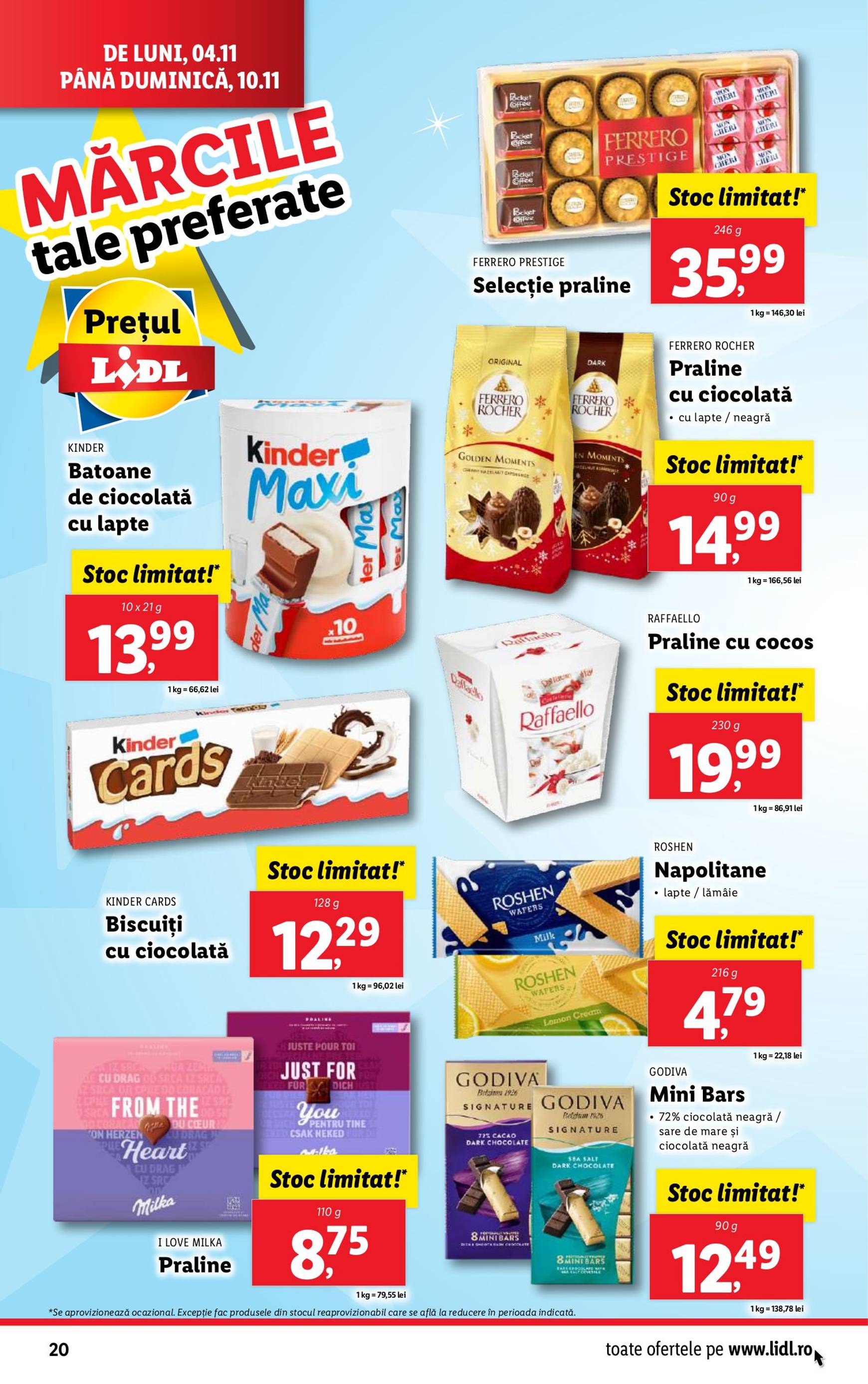 Catalog Lidl valabil din 04.11. - 10.11. 20