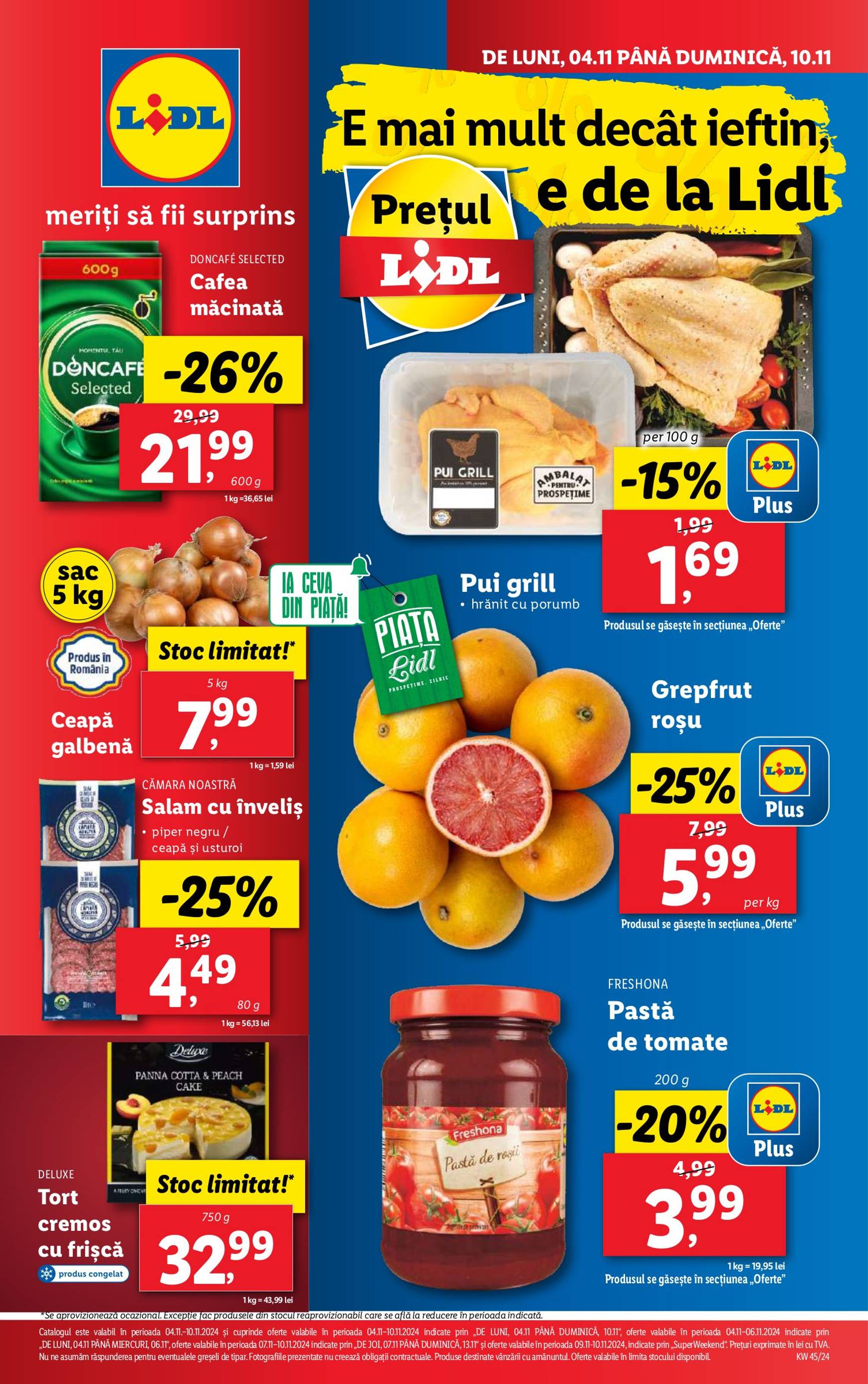 Catalog Lidl valabil din 04.11. - 10.11.