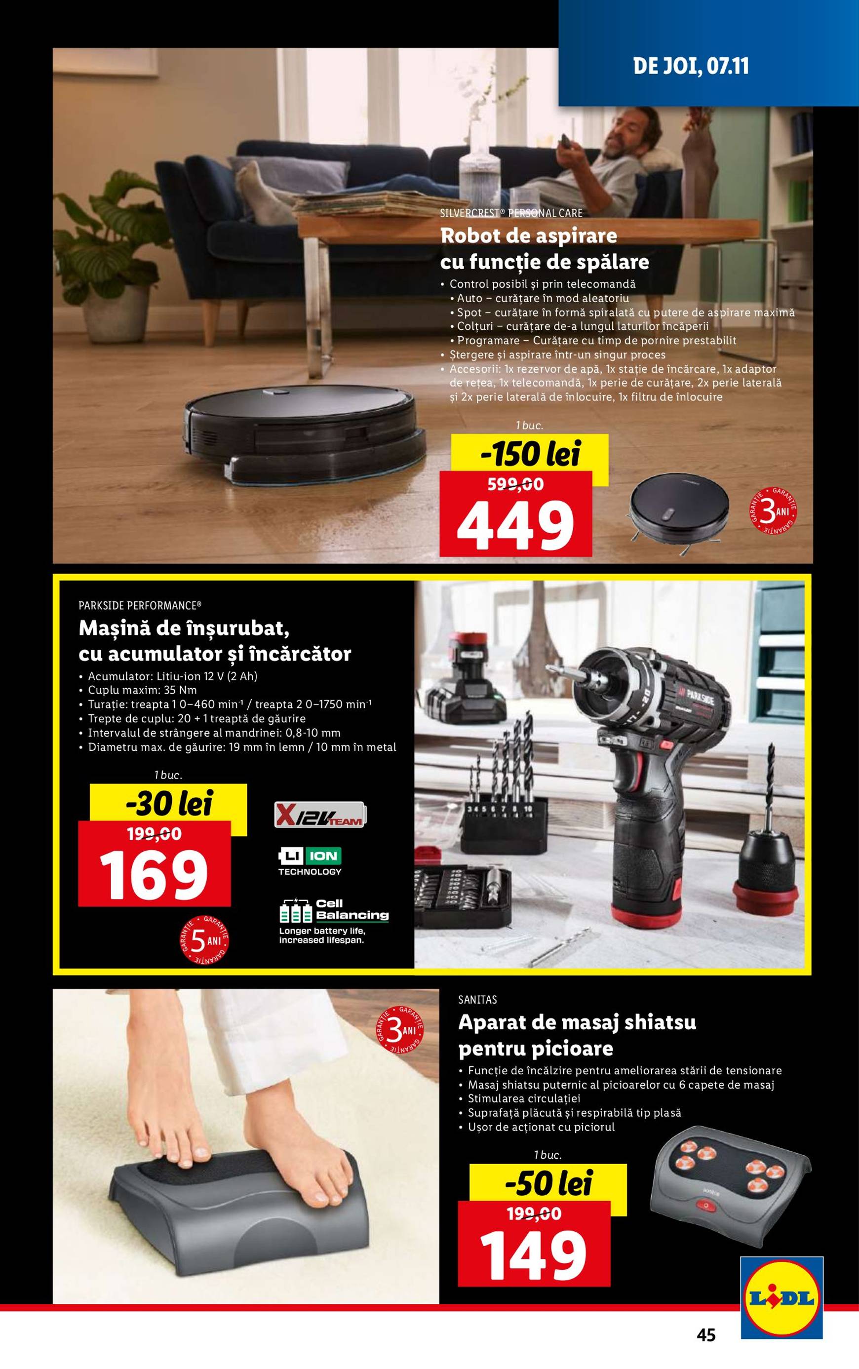 Catalog Lidl valabil din 04.11. - 10.11. 45