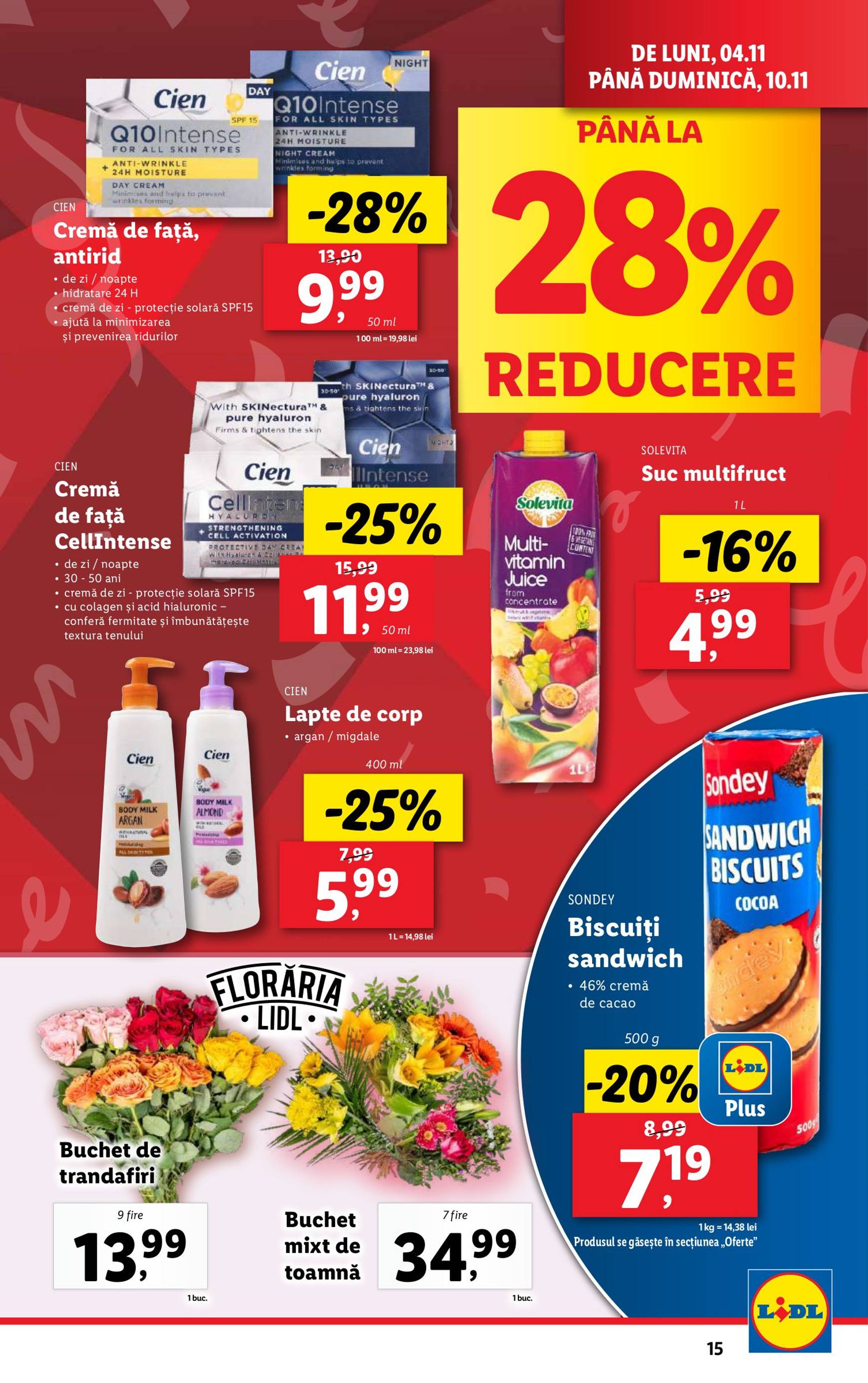 Catalog Lidl valabil din 04.11. - 10.11. 15