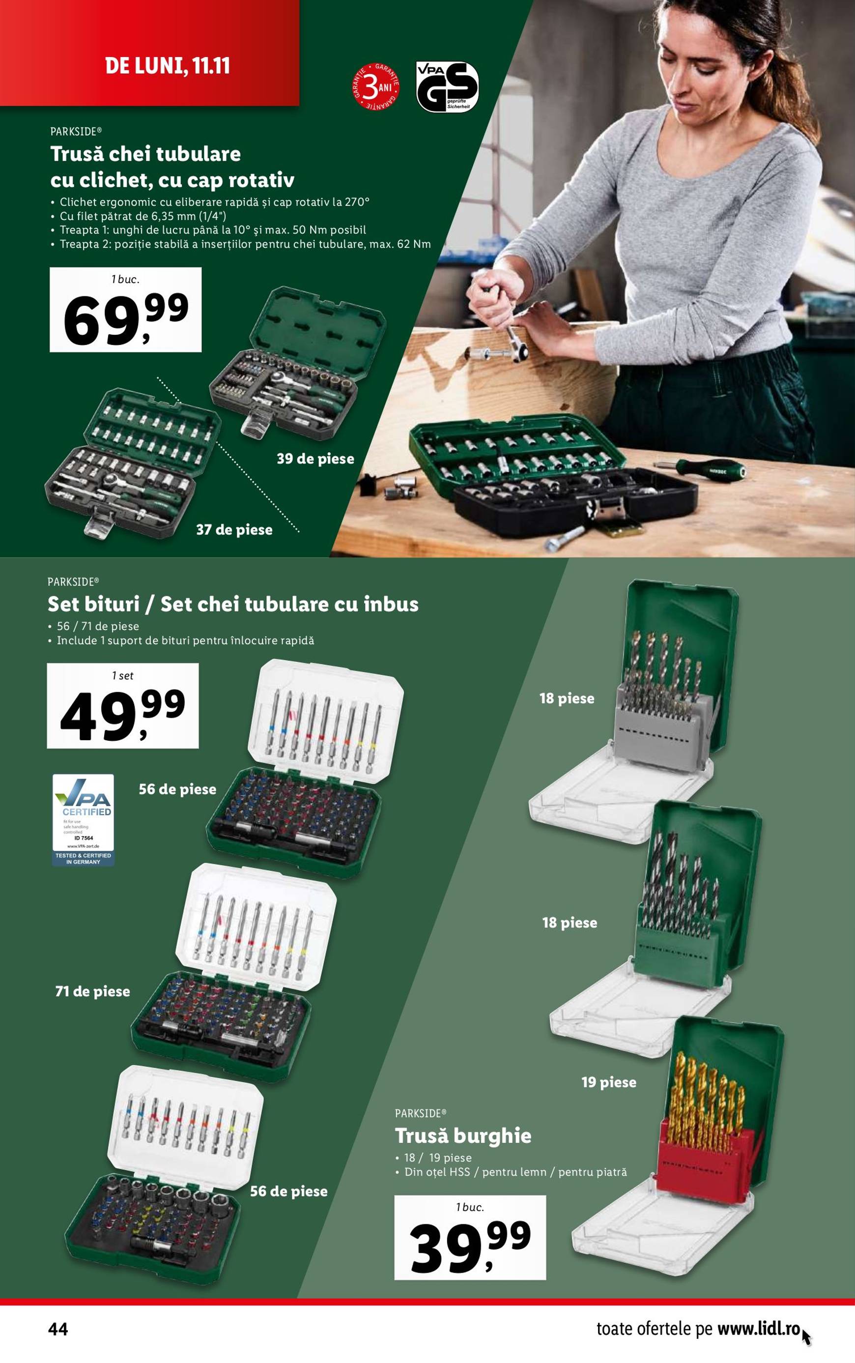 Catalog Lidl valabil din 11.11. - 17.11. 44