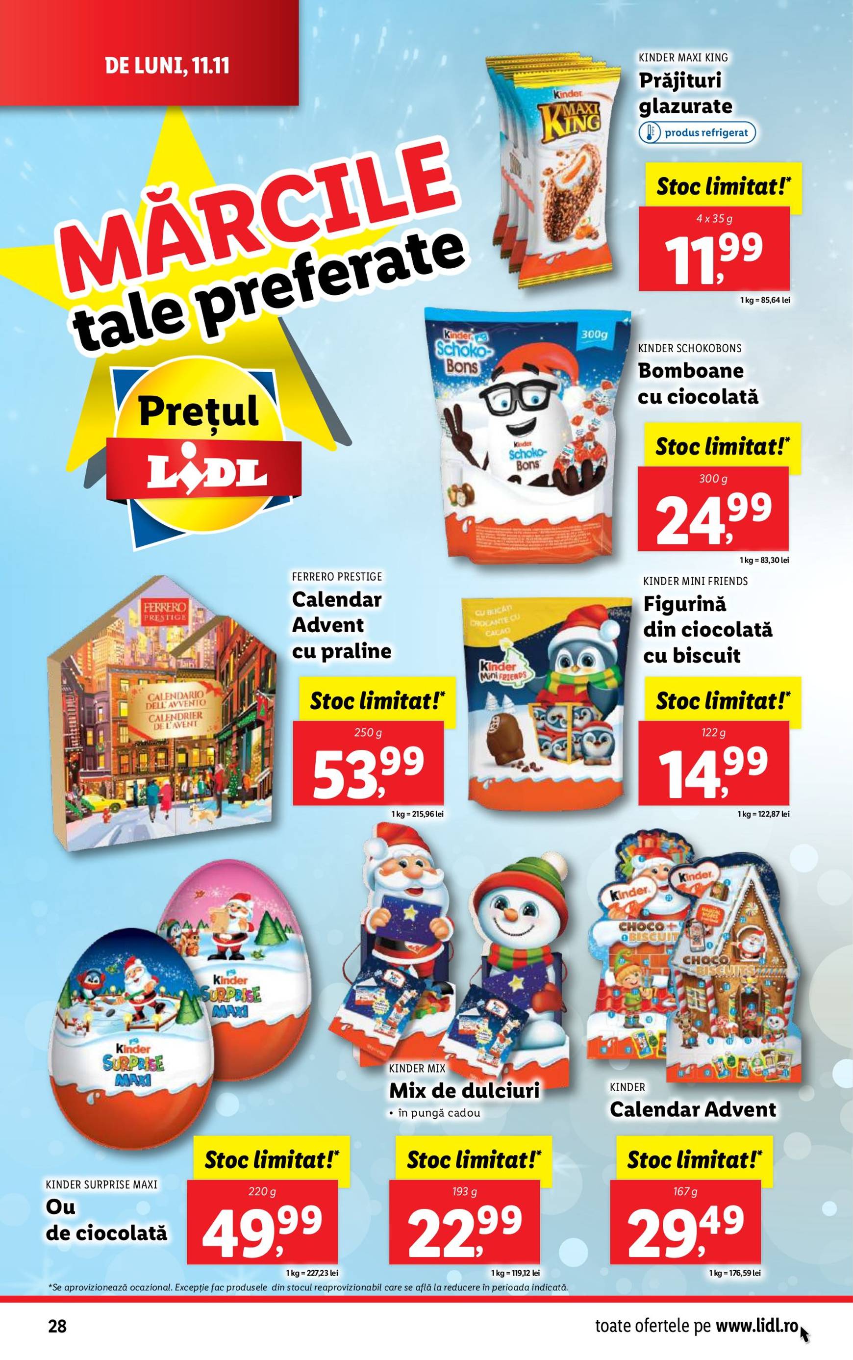 Catalog Lidl valabil din 11.11. - 17.11. 28