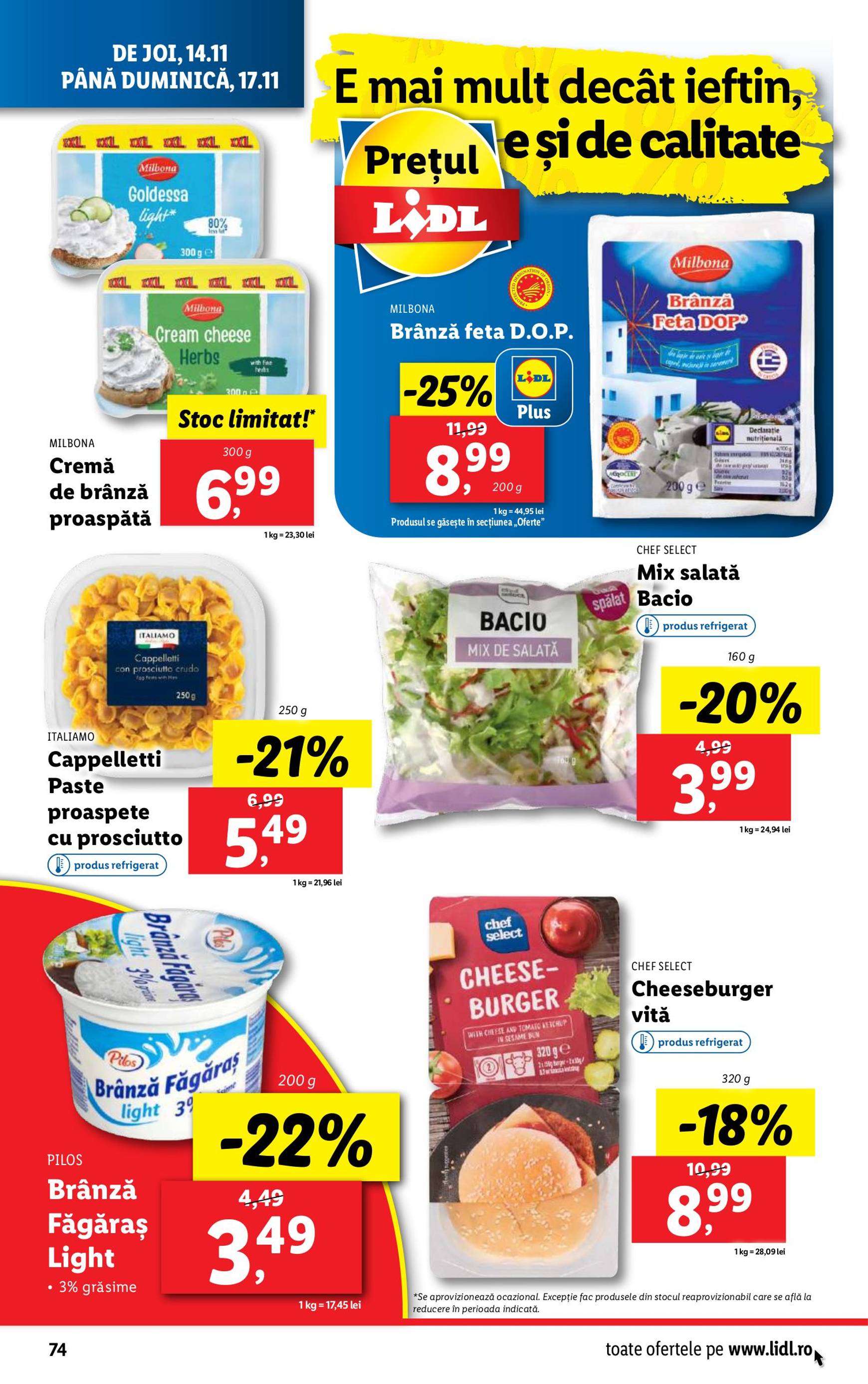 Catalog Lidl valabil din 11.11. - 17.11. 74