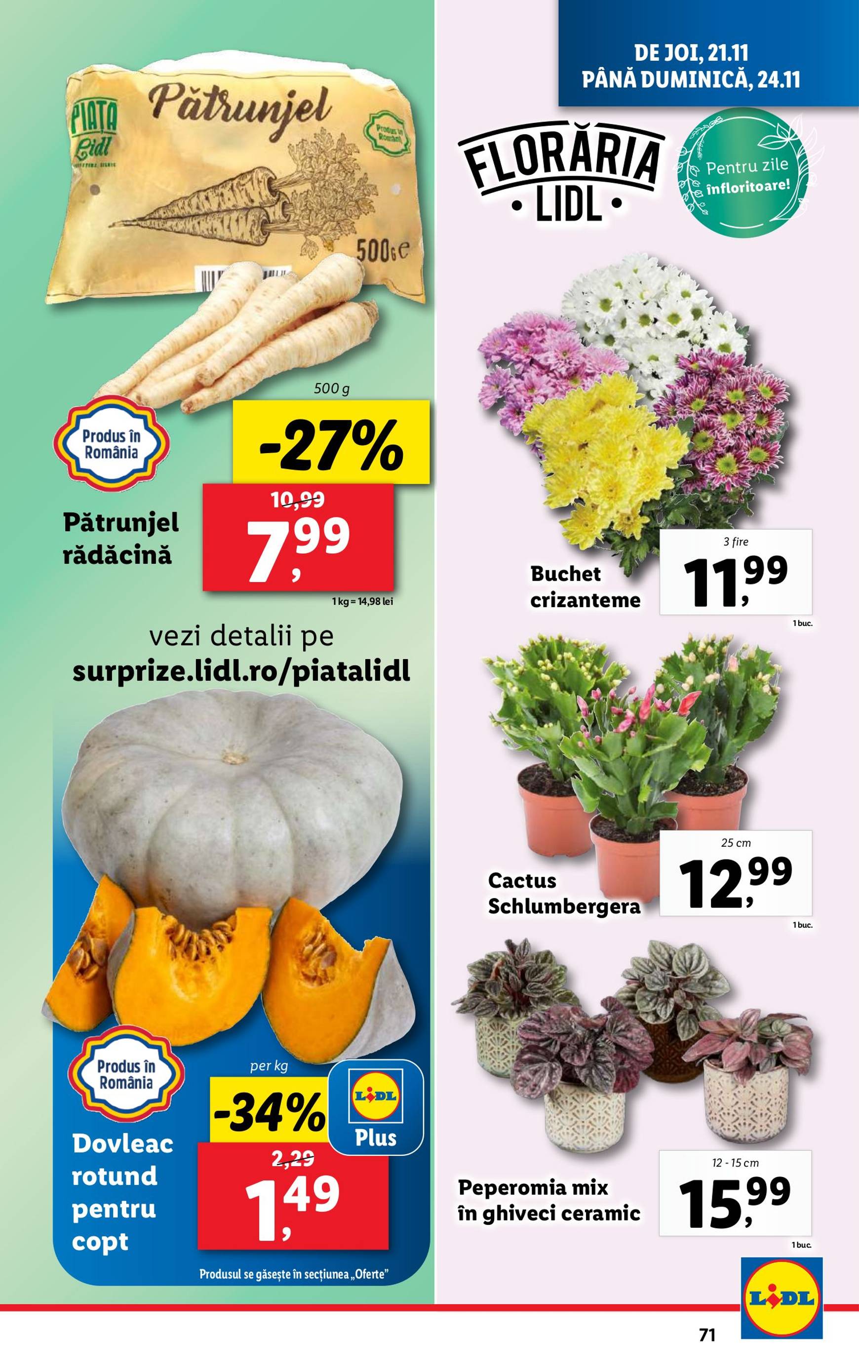 Catalog Lidl valabil din 18.11. - 24.11. 71