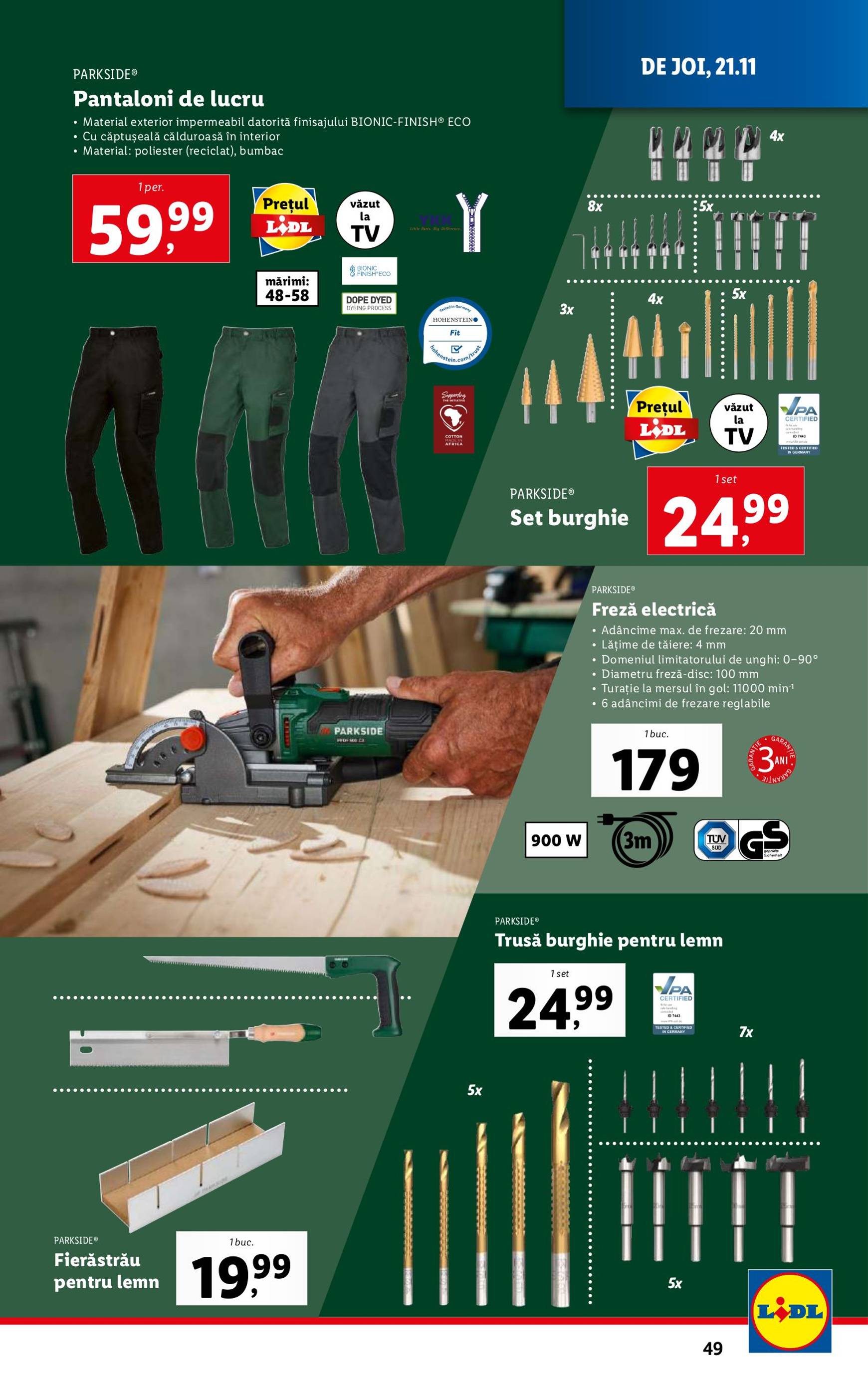 Catalog Lidl valabil din 18.11. - 24.11. 49