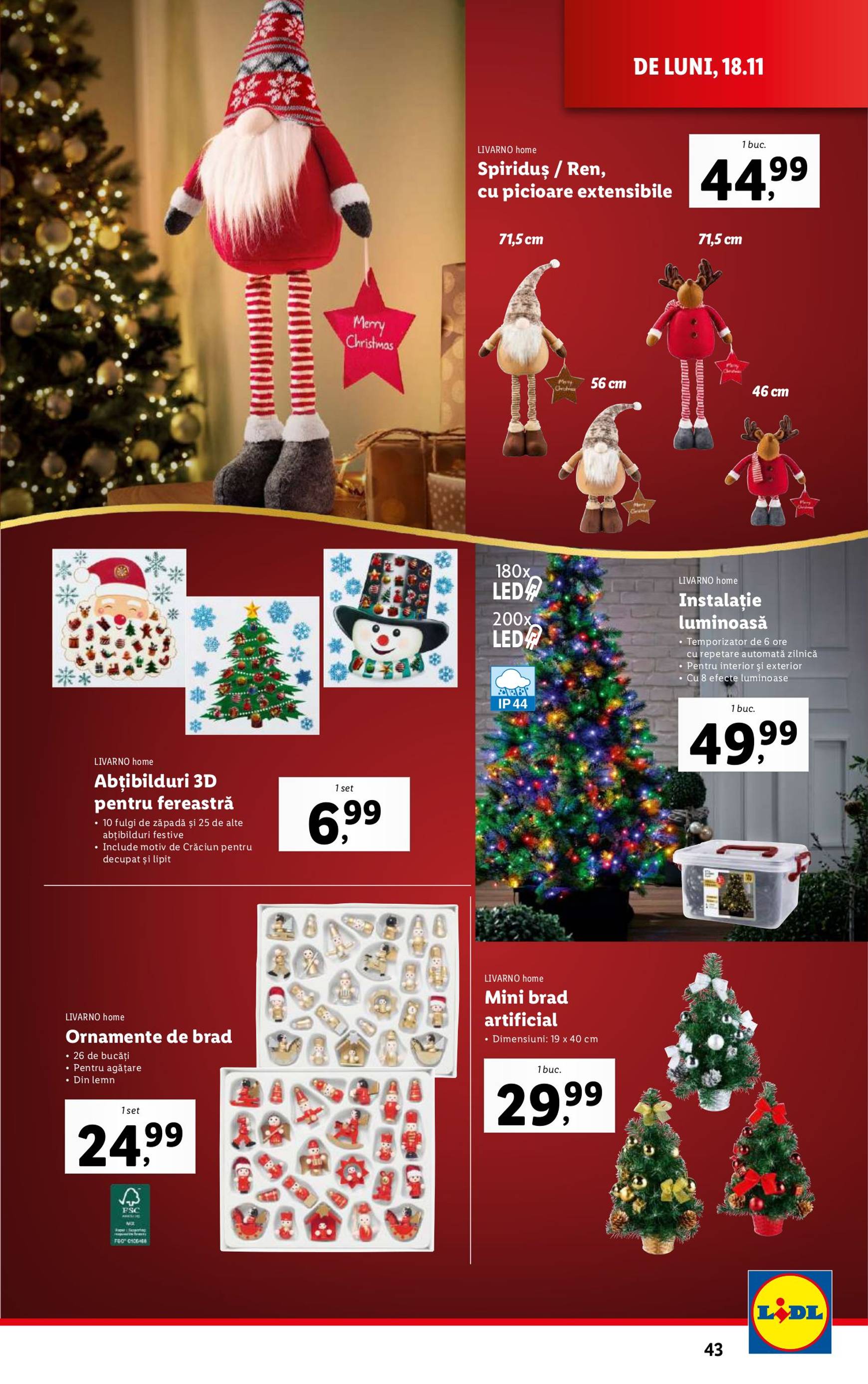 Catalog Lidl valabil din 18.11. - 24.11. 43