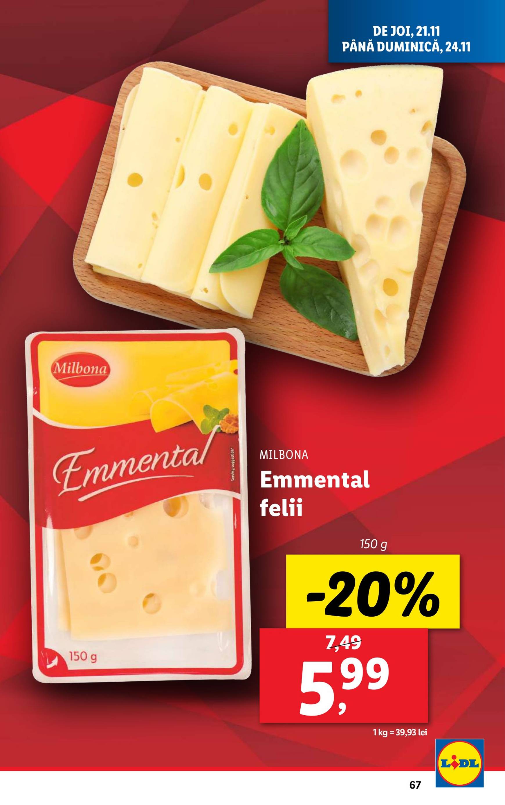 Catalog Lidl valabil din 18.11. - 24.11. 67