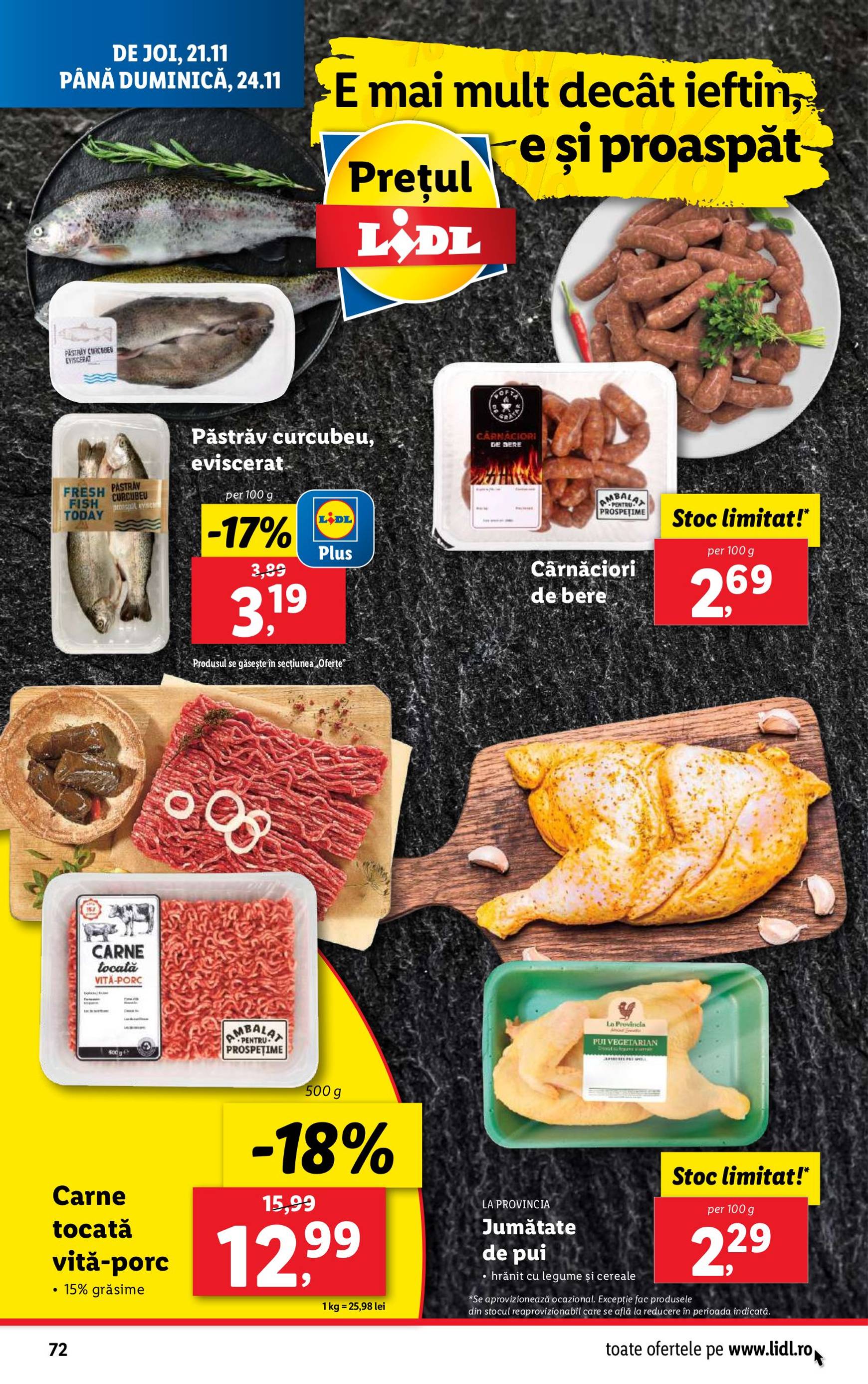 Catalog Lidl valabil din 18.11. - 24.11. 72