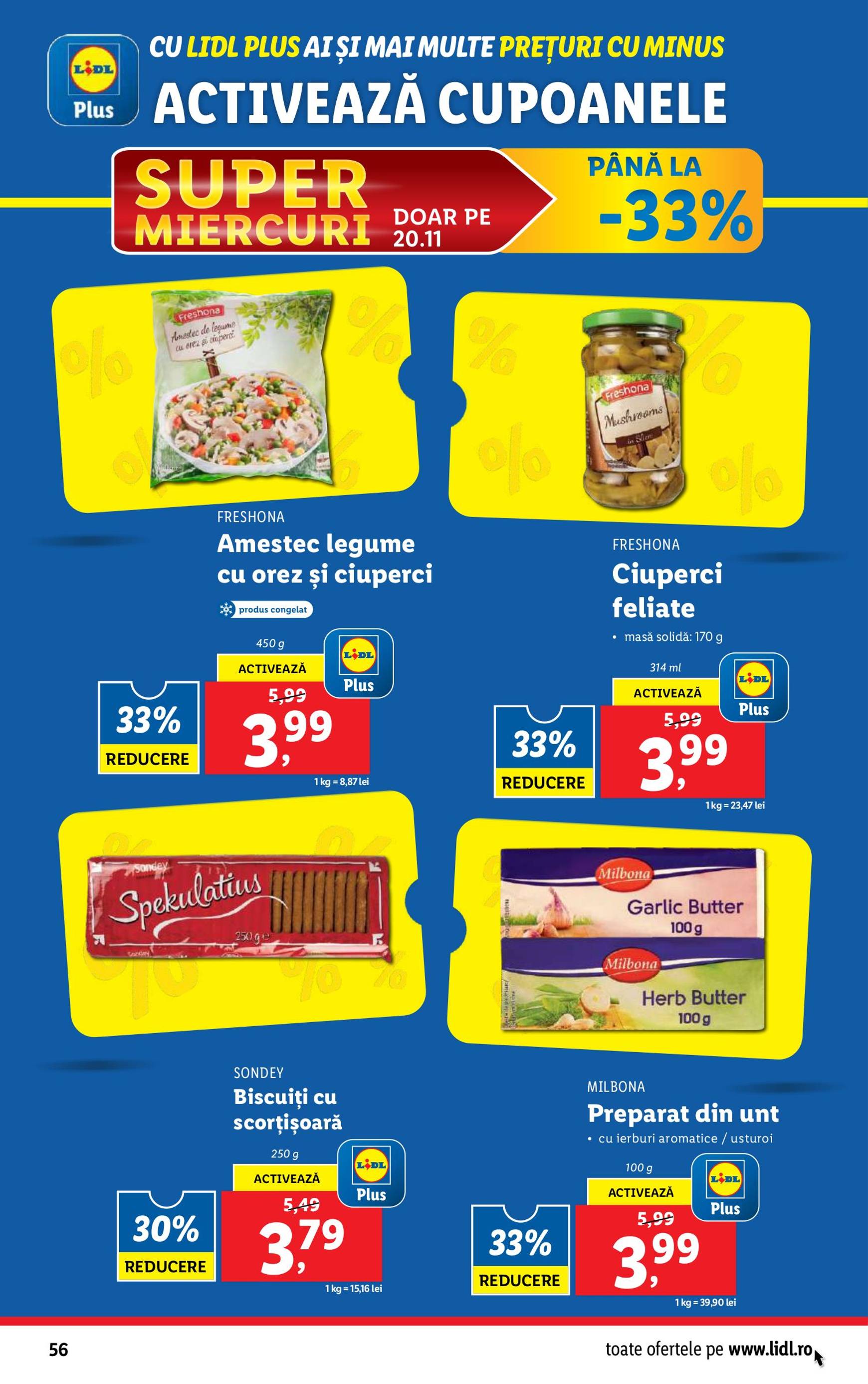 Catalog Lidl valabil din 18.11. - 24.11. 56