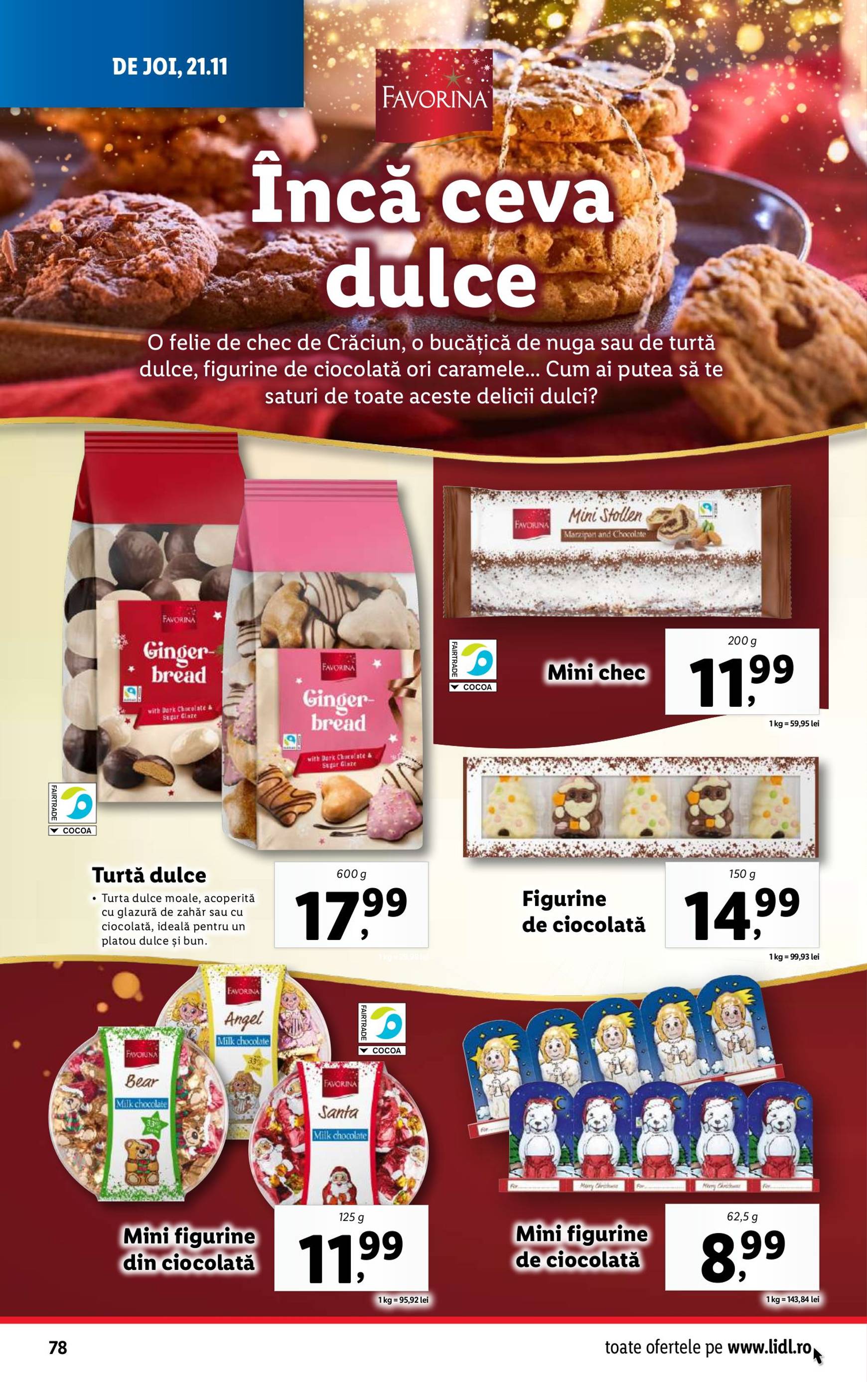 Catalog Lidl valabil din 18.11. - 24.11. 78