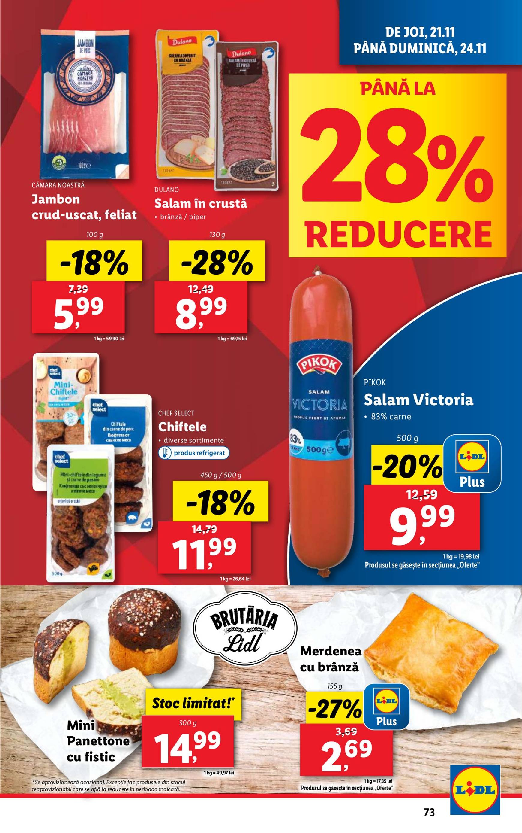 Catalog Lidl valabil din 18.11. - 24.11. 73