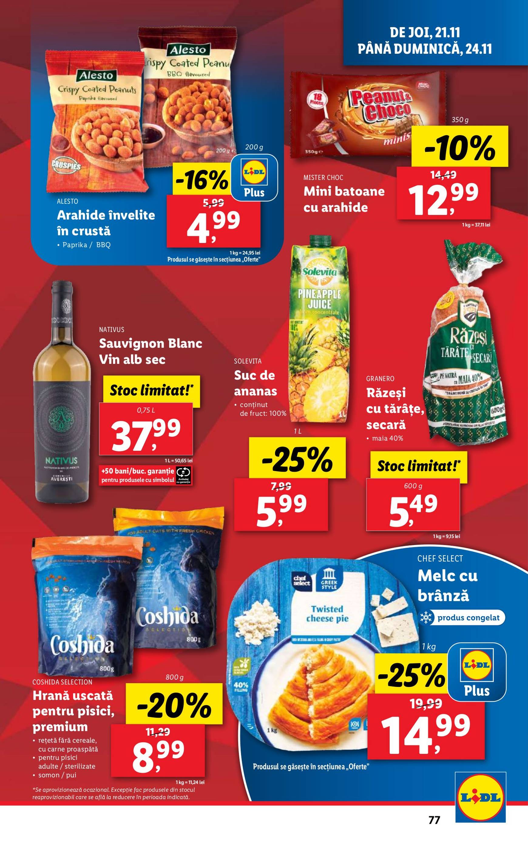 Catalog Lidl valabil din 18.11. - 24.11. 77