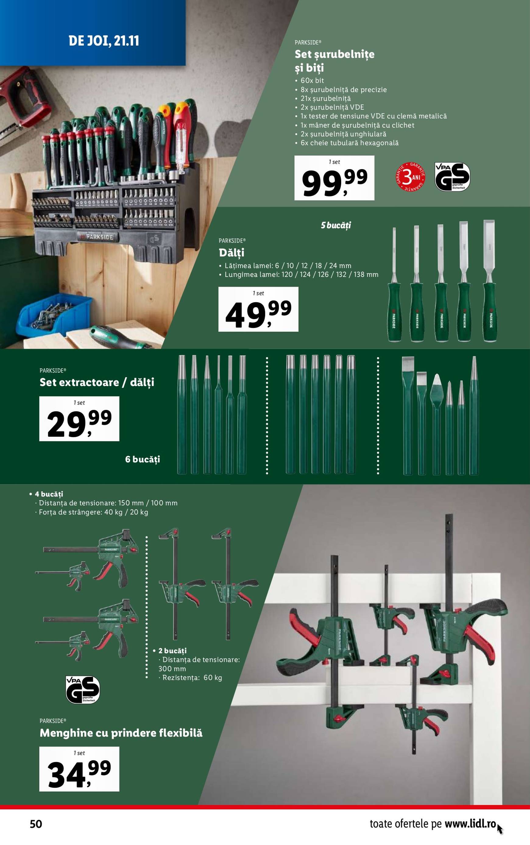 Catalog Lidl valabil din 18.11. - 24.11. 50