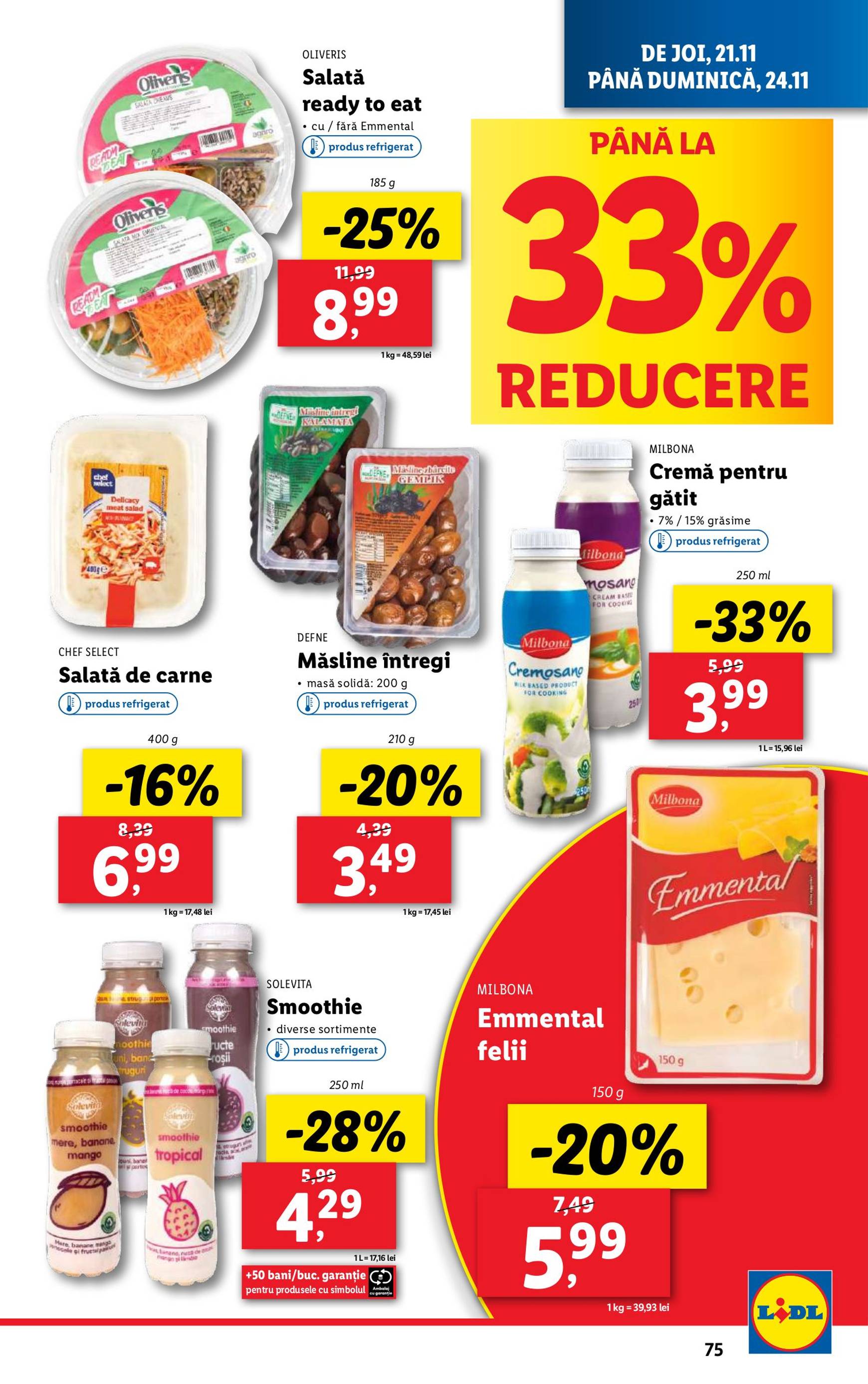 Catalog Lidl valabil din 18.11. - 24.11. 75