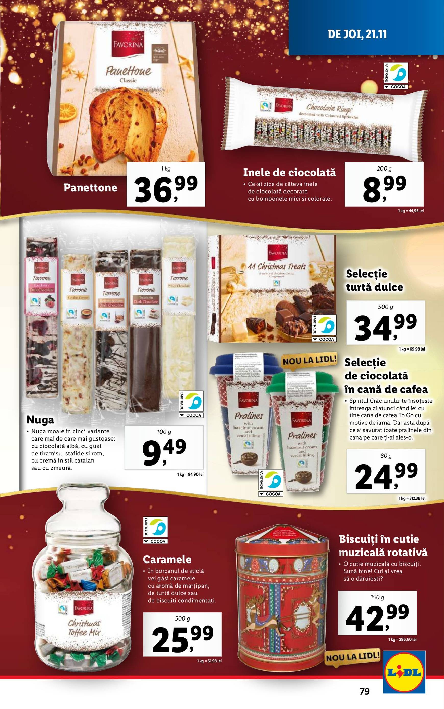 Catalog Lidl valabil din 18.11. - 24.11. 79