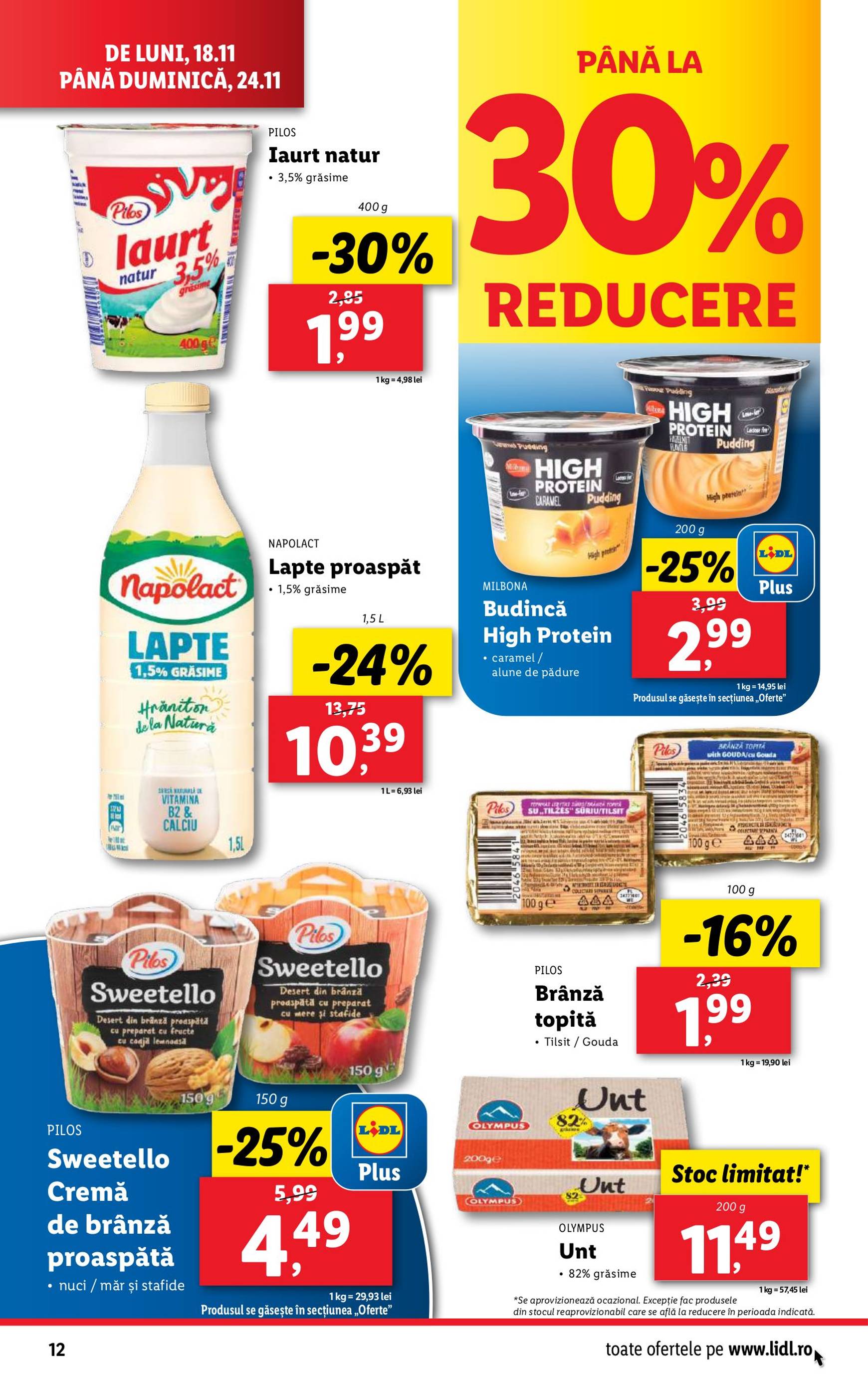 Catalog Lidl valabil din 18.11. - 24.11. 12