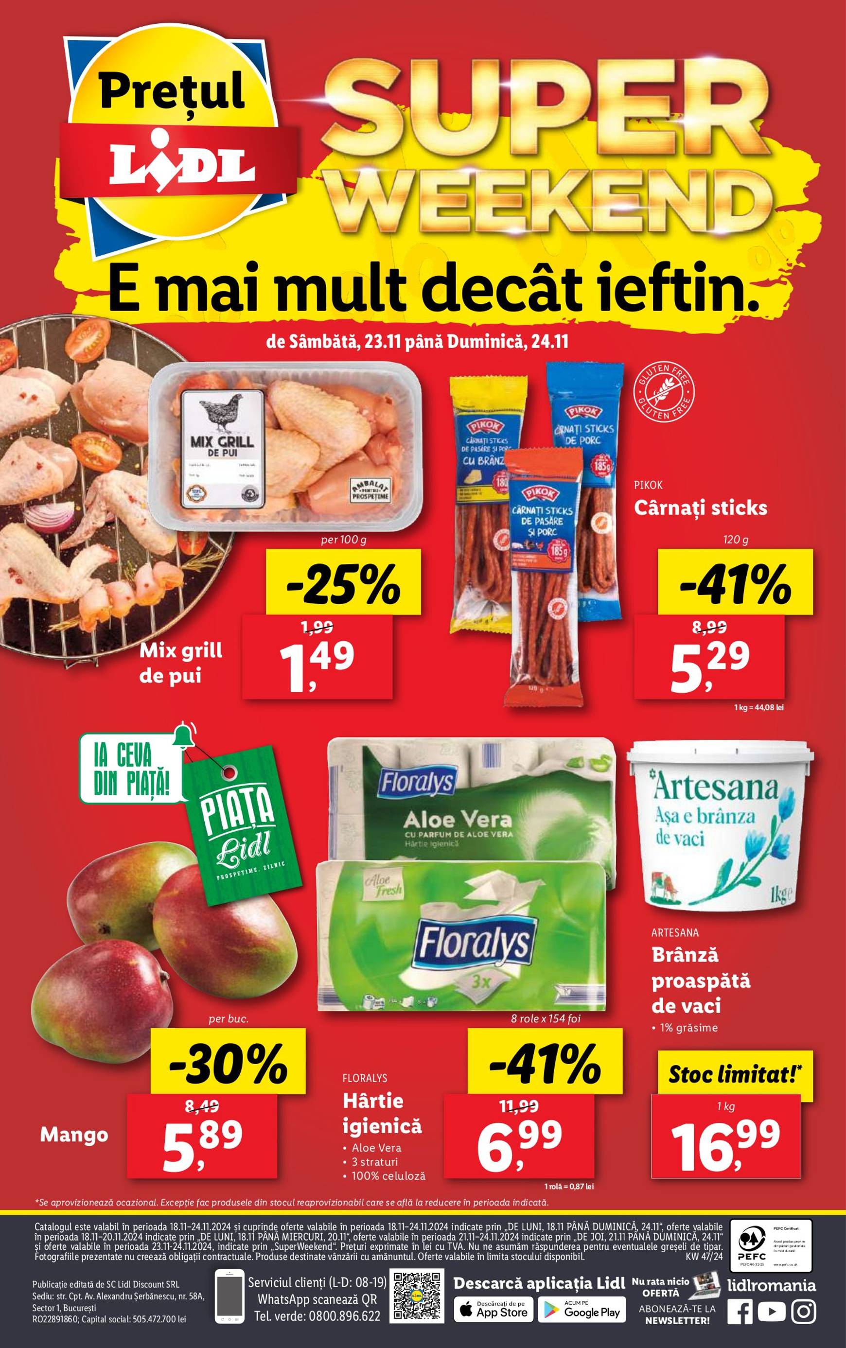 Catalog Lidl valabil din 18.11. - 24.11. 82