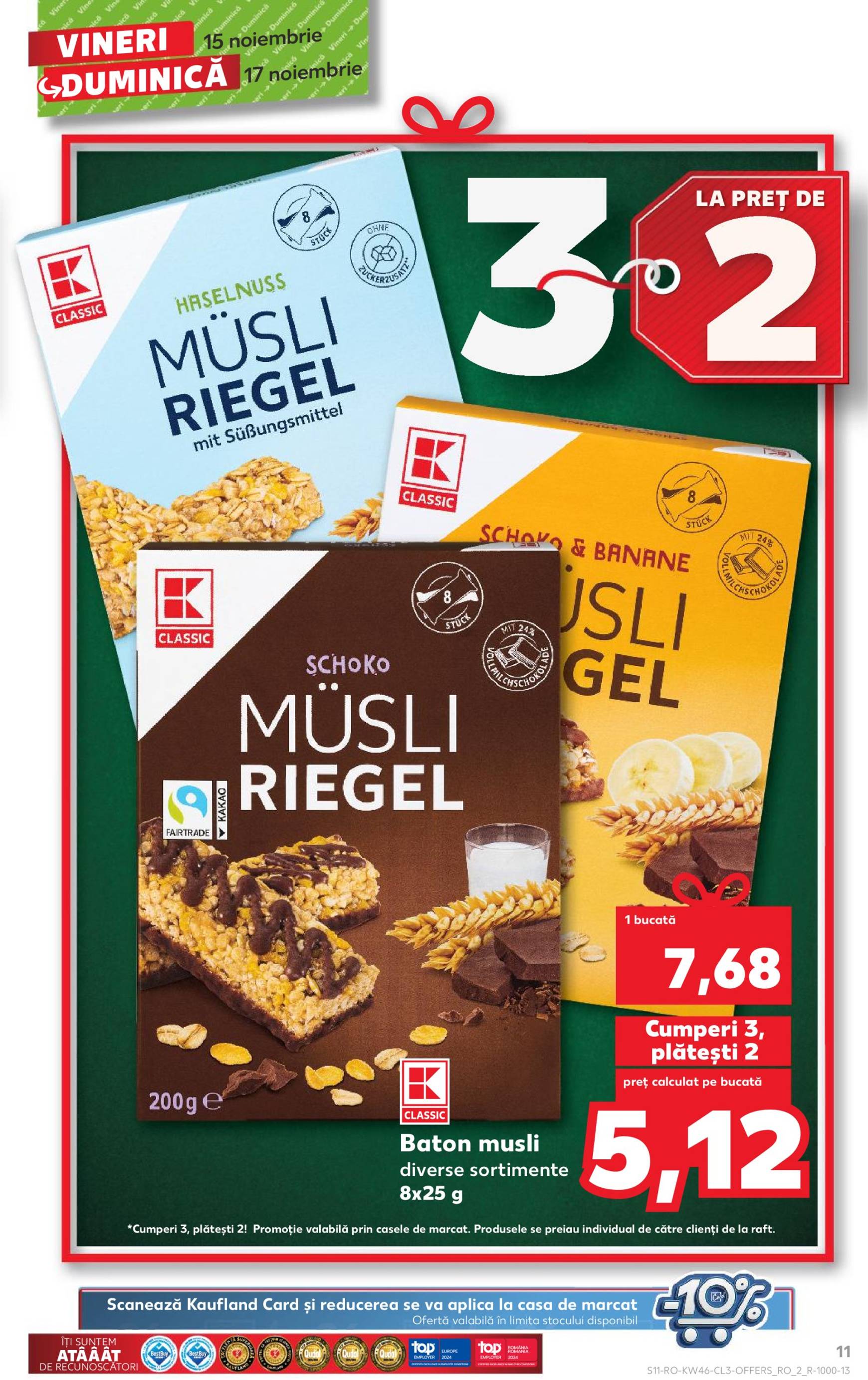 Catalog Kaufland valabil din 15.11. - 17.11. 11