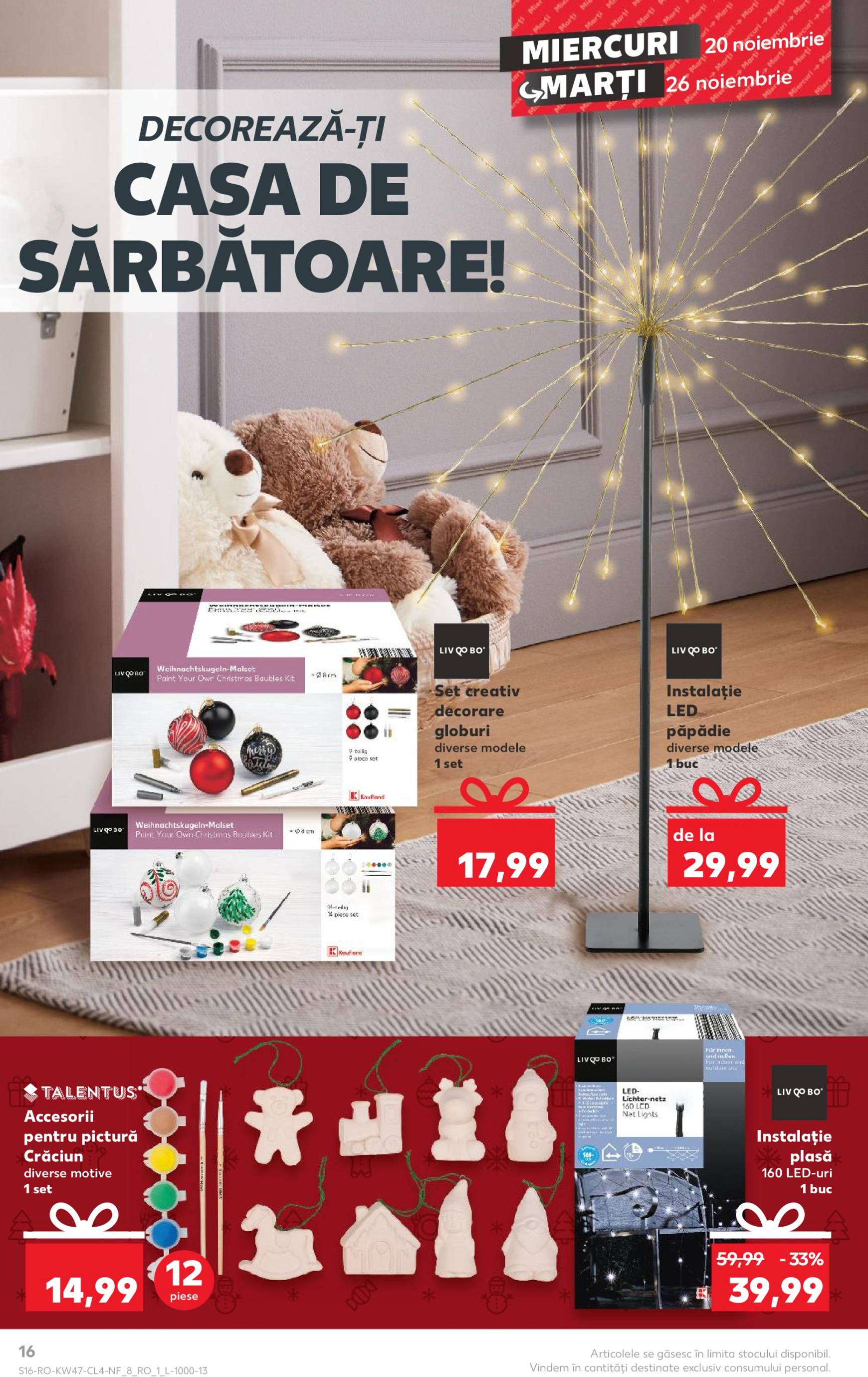 Catalog Kaufland valabil din 20.11. - 26.11. 16