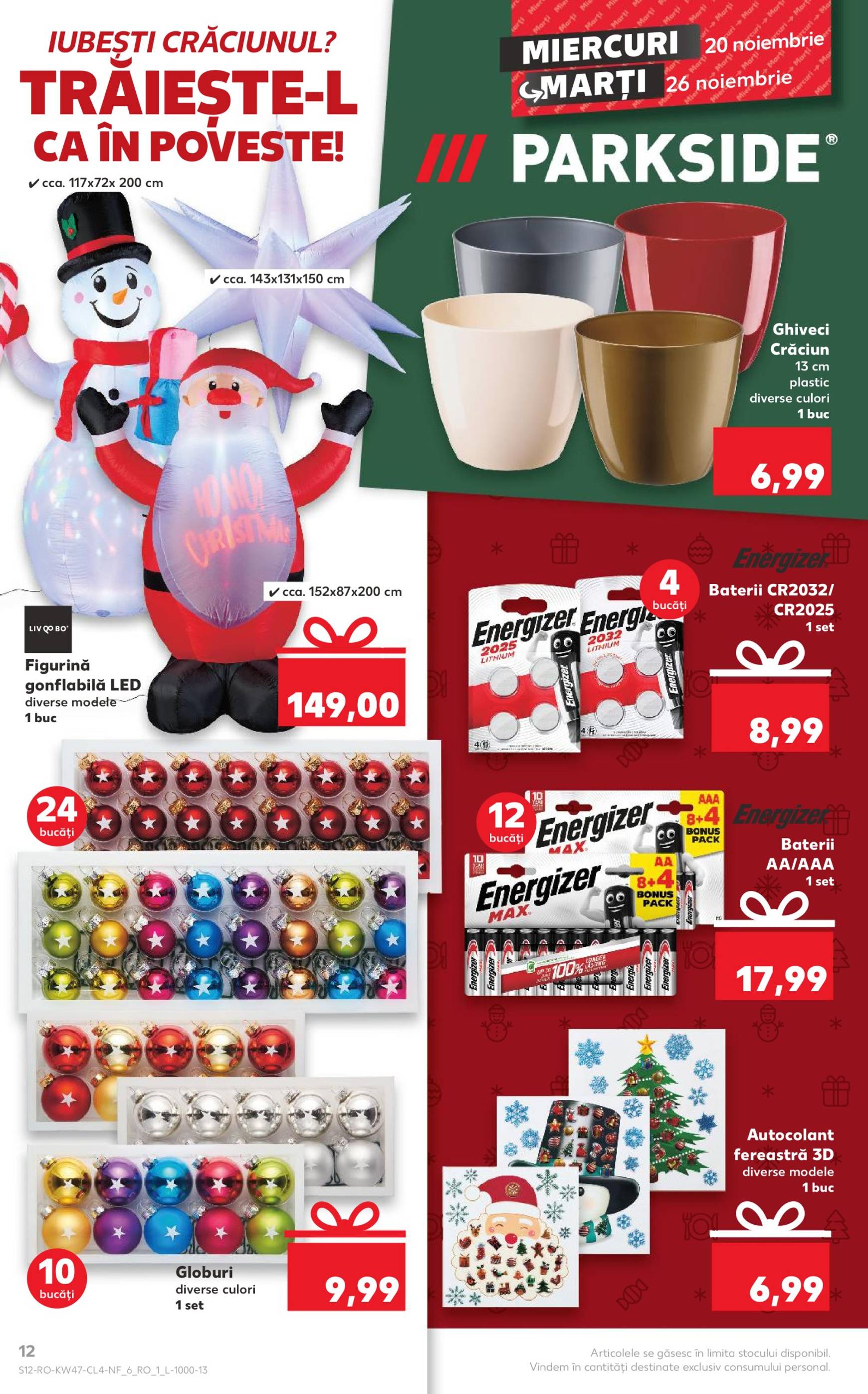 Catalog Kaufland valabil din 20.11. - 26.11. 12