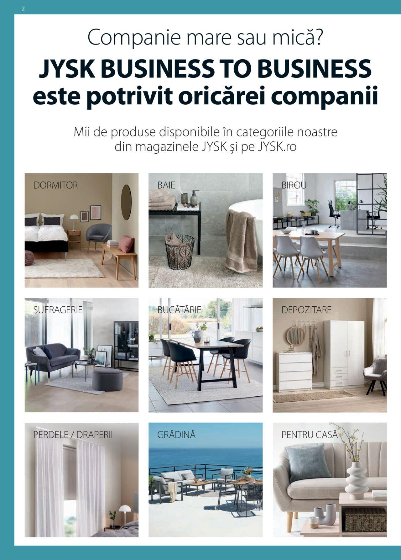 JYSK catalog - Business to Business de joi 29.02.2024 2