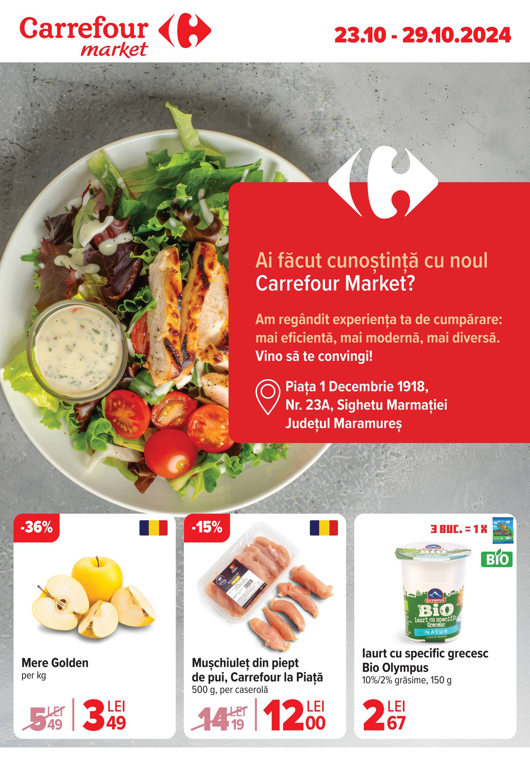 Catalog Carrefour Market - Judetul Maramures valabil din 23.10. - 29.10.