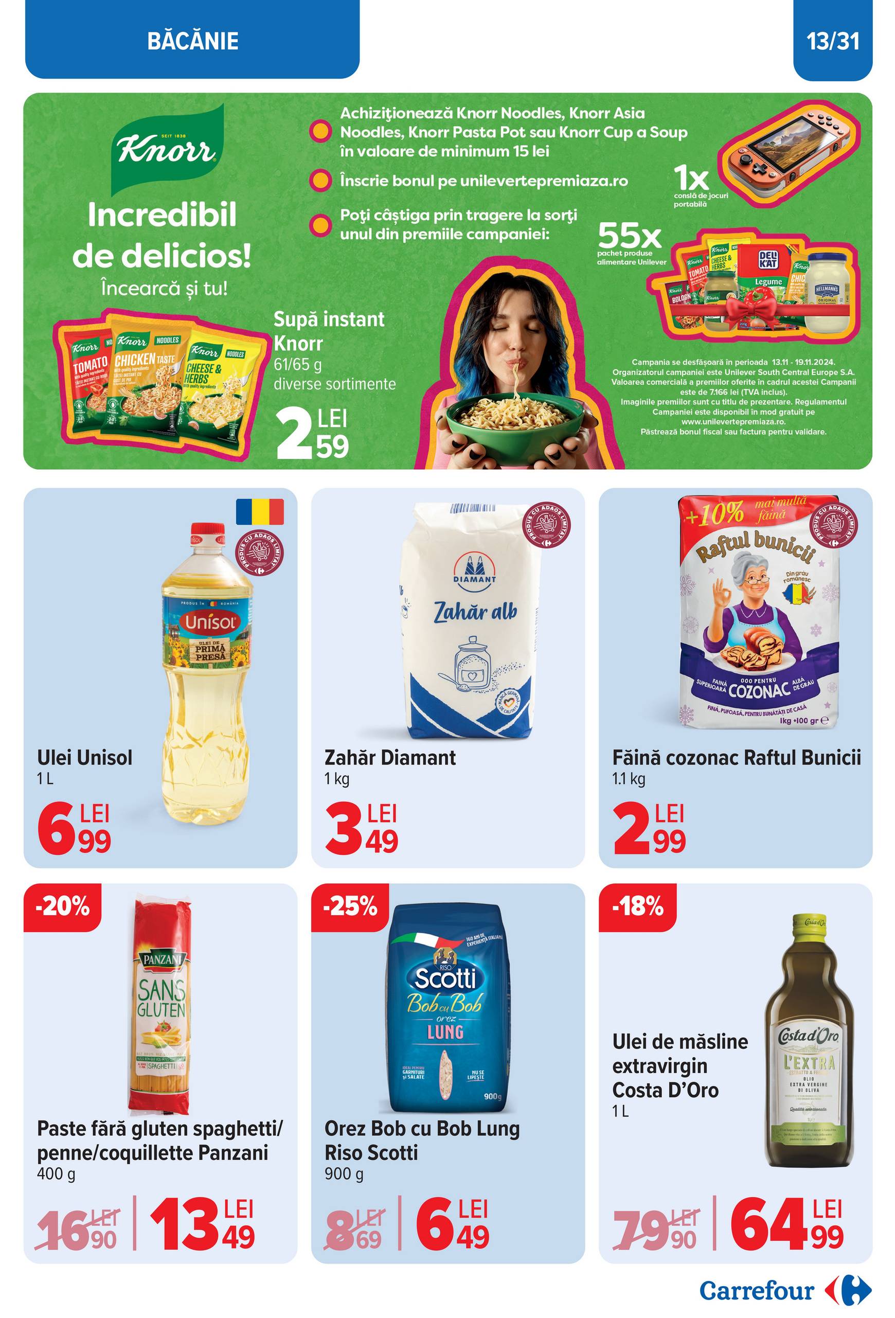 Catalog Carrefour valabil din 13.11. - 19.11. 13