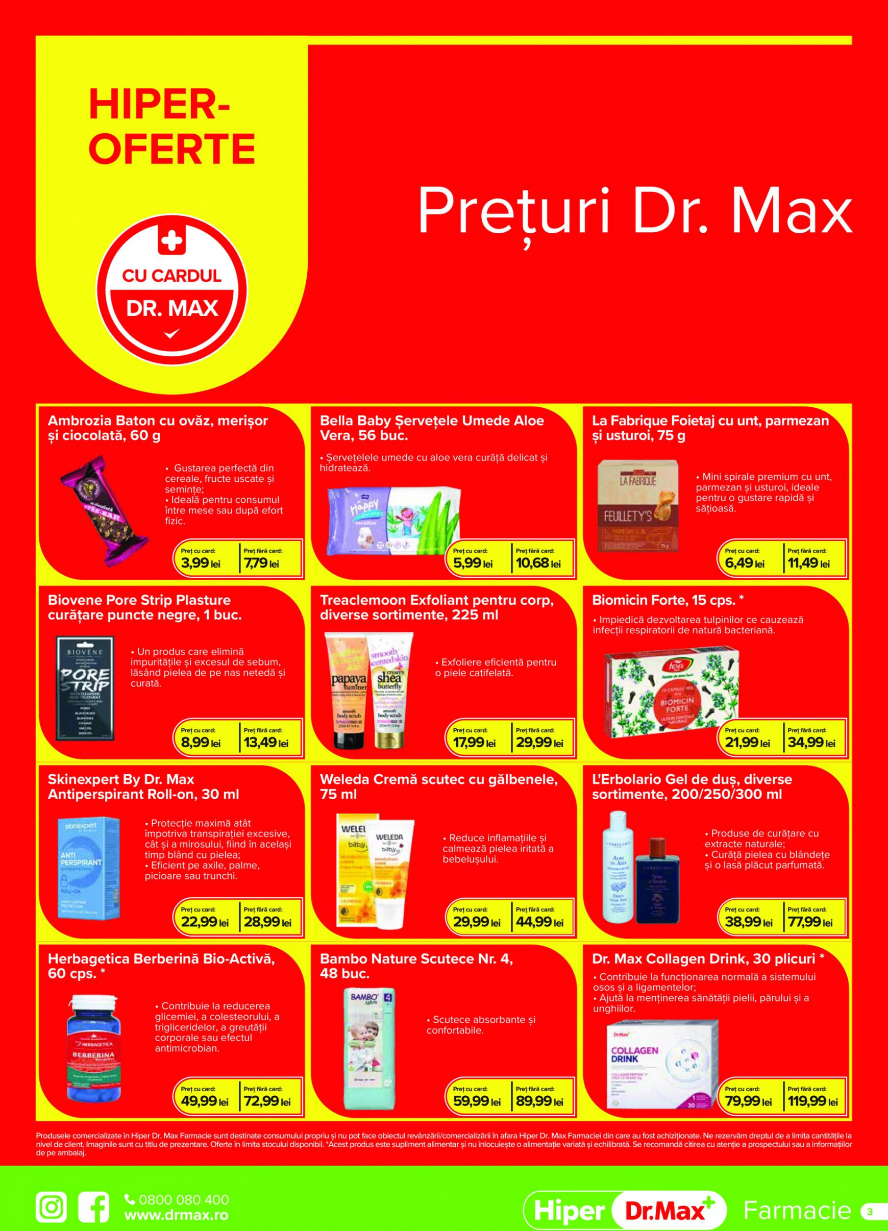 Catalog nou Dr. Max - Hiper Farmacie 01.08. - 31.08. 3