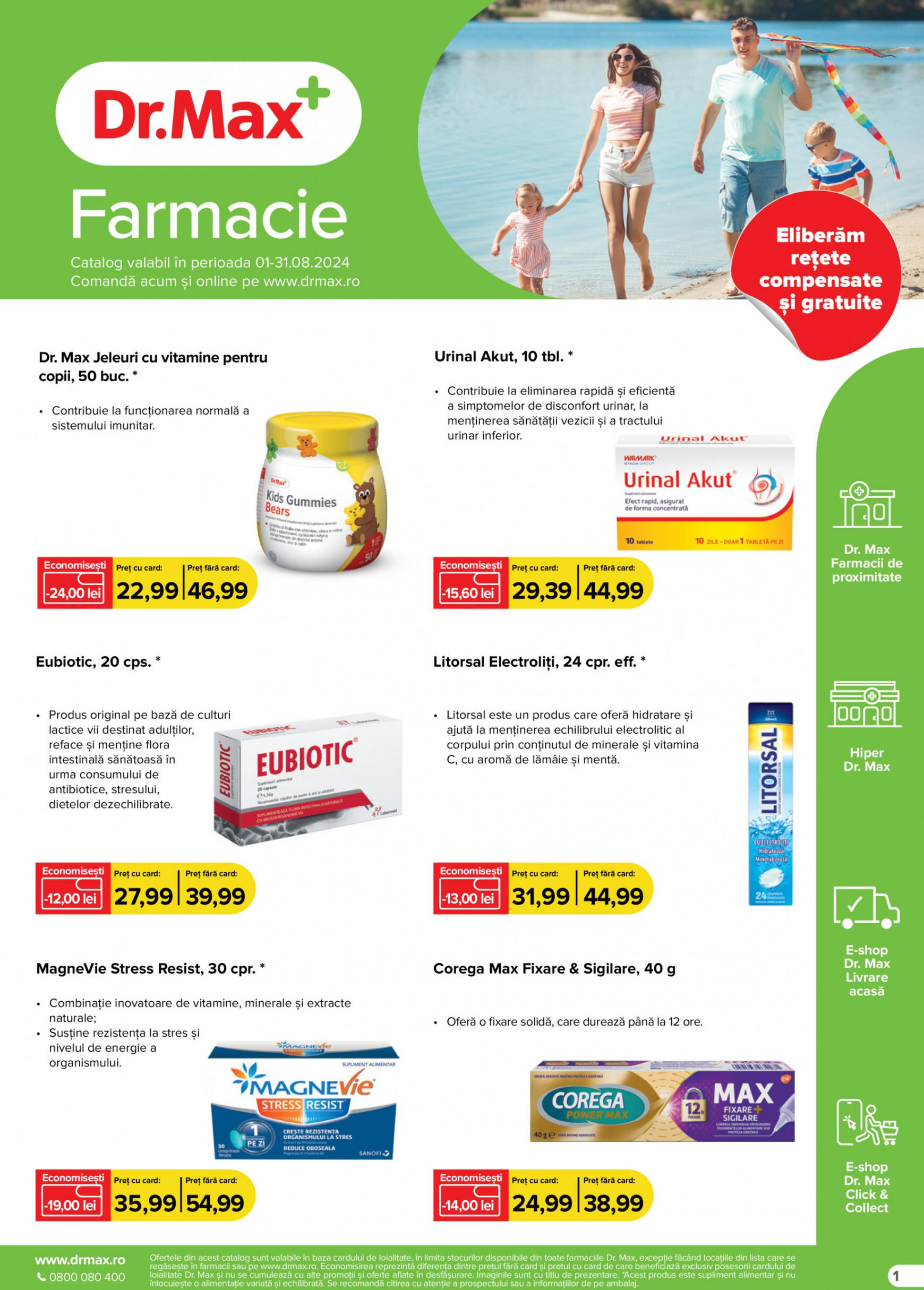 Catalog nou Dr. Max - Farmacie 01.08. - 31.08.