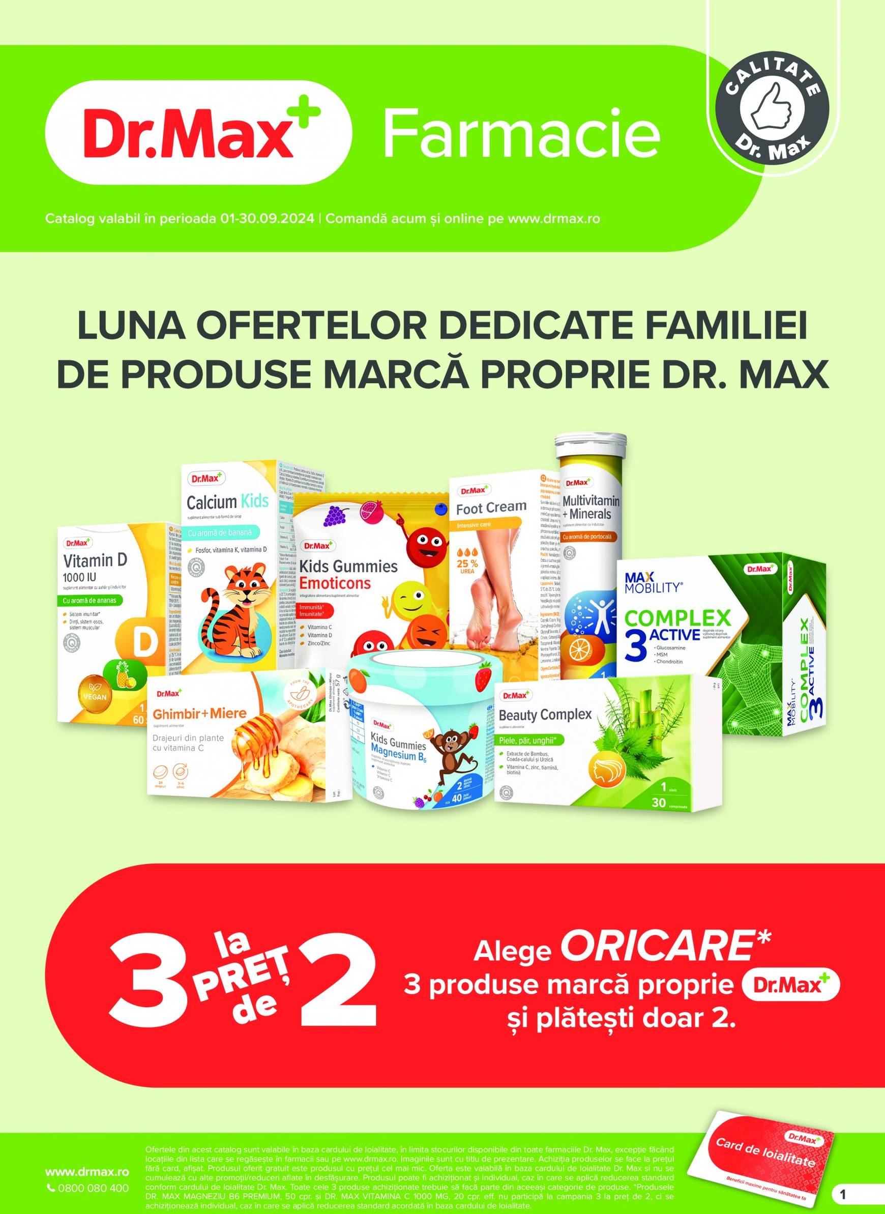 Catalog nou Dr. Max - Farmacie 01.09. - 30.09.