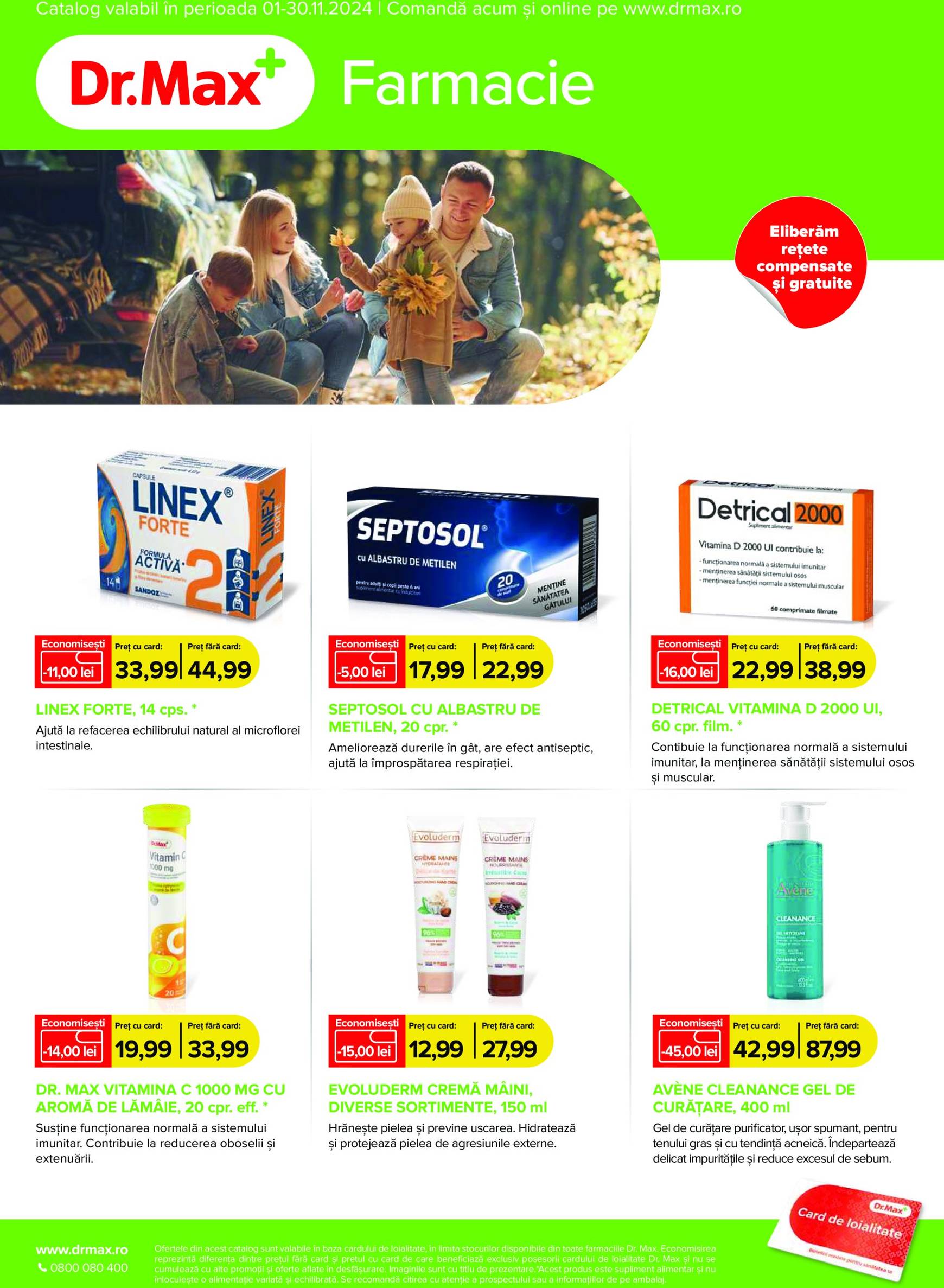 Catalog Dr. Max - Farmacie valabil din 01.11. - 30.11.