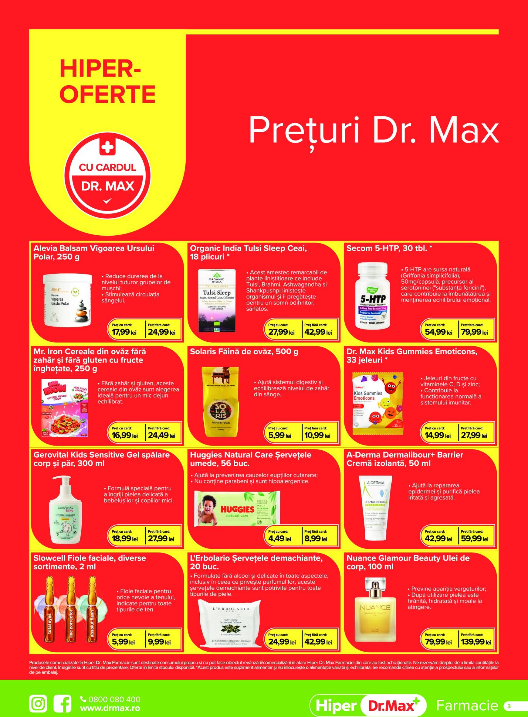 Catalog Dr. Max - Hper Farmacie valabil din 01.10. - 31.10. 3