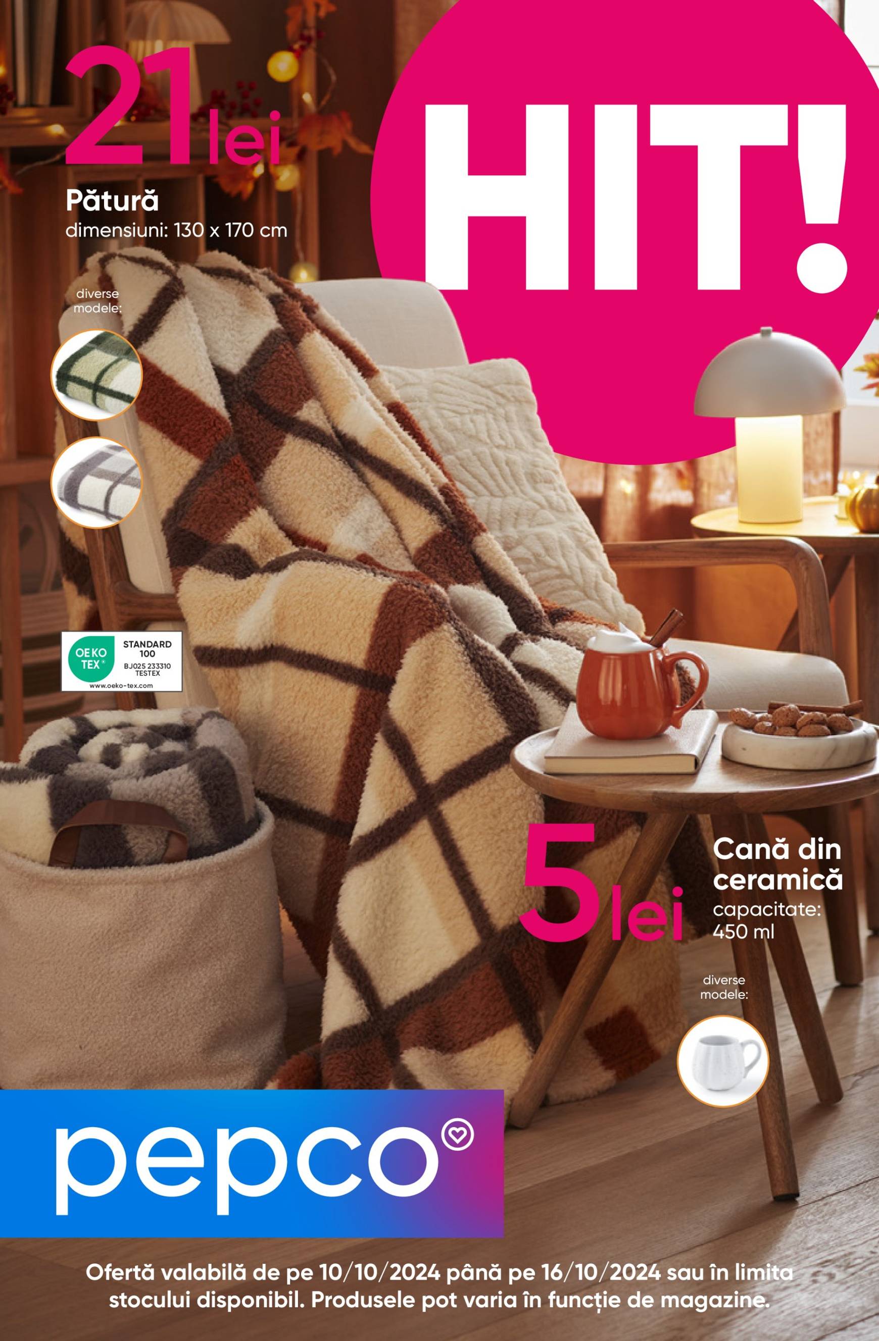 Catalog Pepco - Colecția Cosy Fall valabil din 10.10. - 16.10.