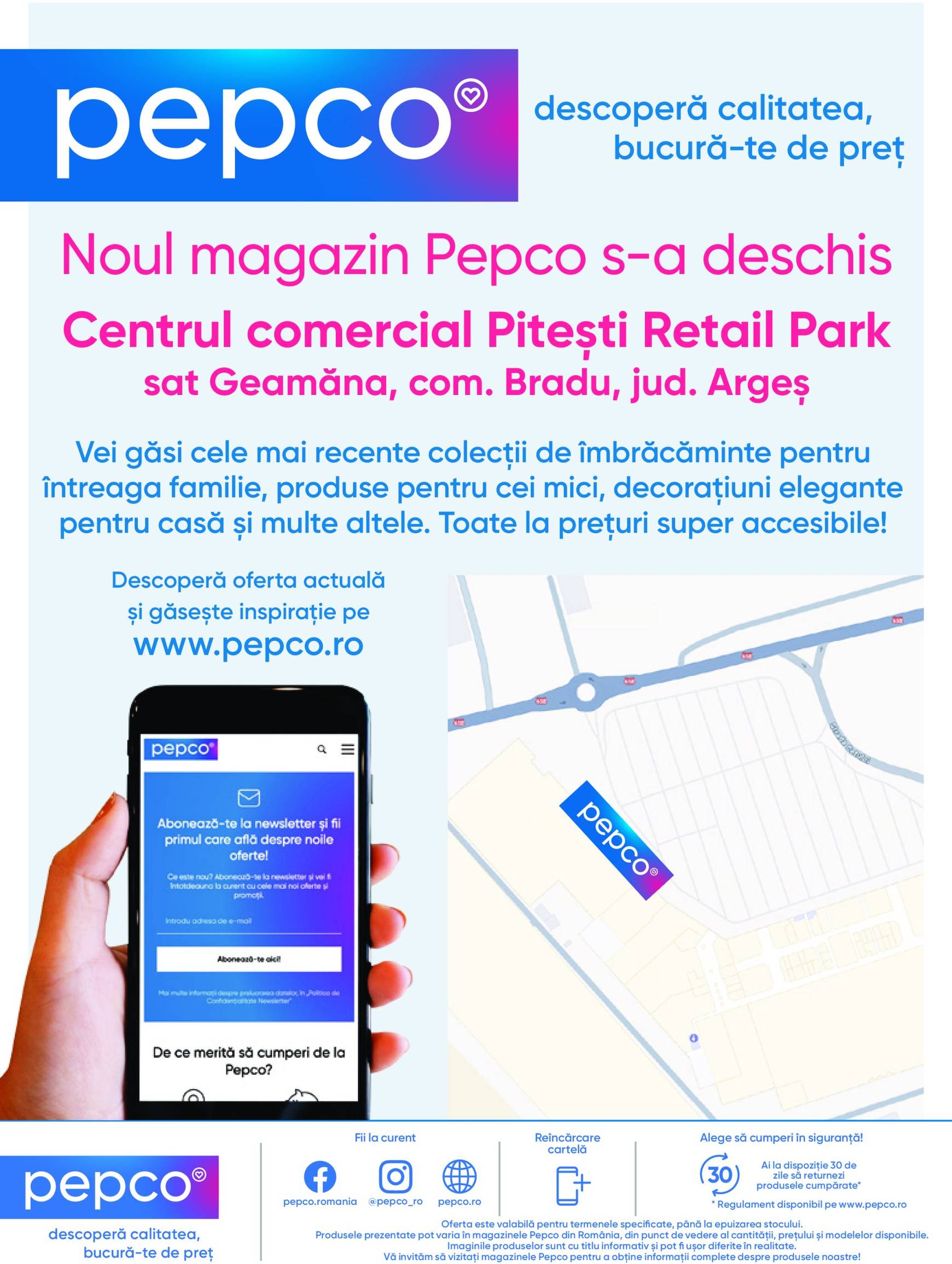 Catalog Pepco - Deschidere magazin Geamăna valabil din 21.11. - 27.11. 2