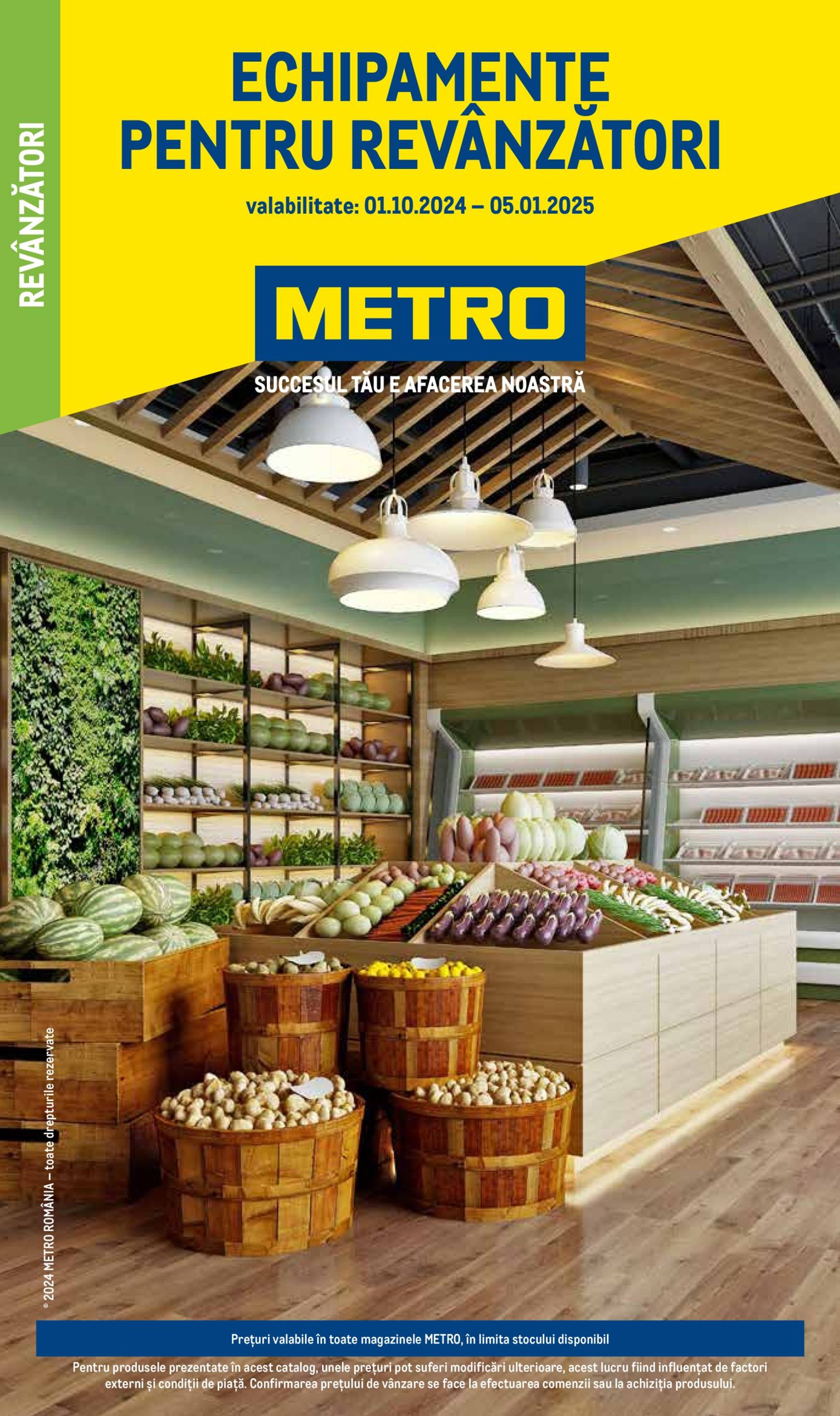 Catalog nou Metro - Echipamente pentru magazinul tău 01.10. - 05.01.