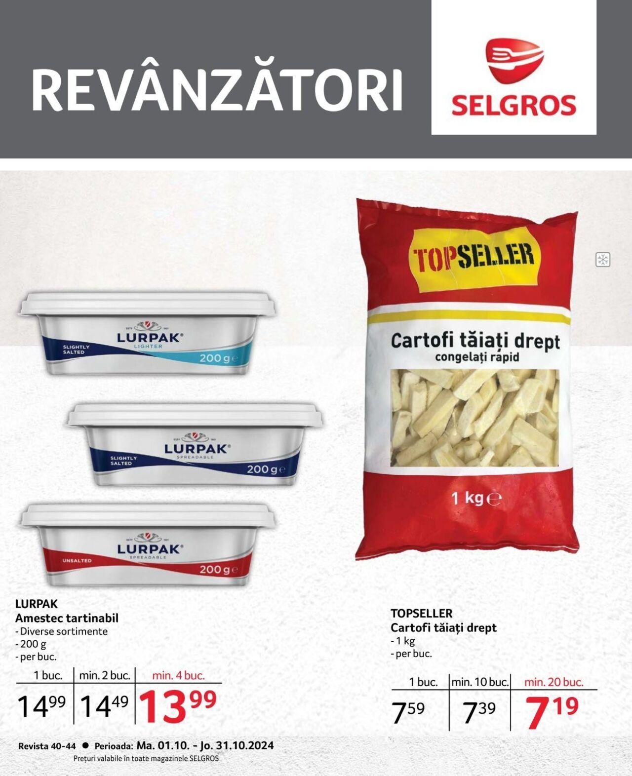 Catalog Selgros - Revânzători 01.10.2024 - 31.10.2024