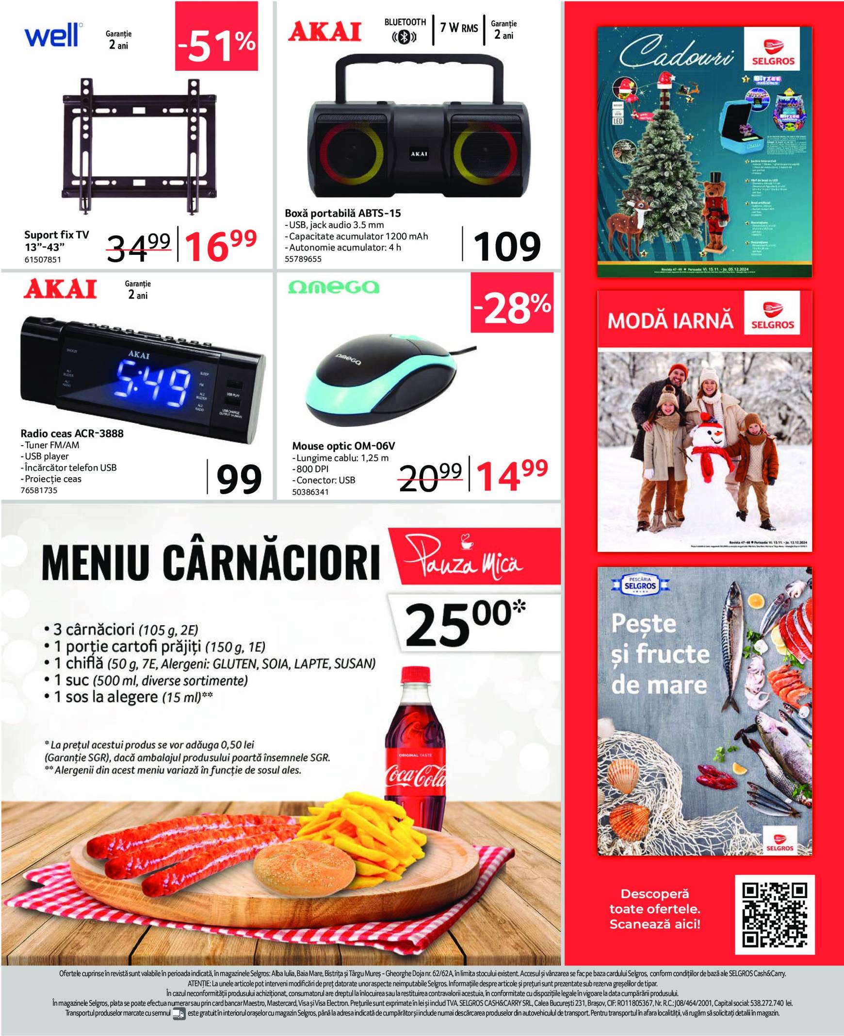 Catalog Selgros - Magazine Mici valabil din 15.11. - 28.11. 24